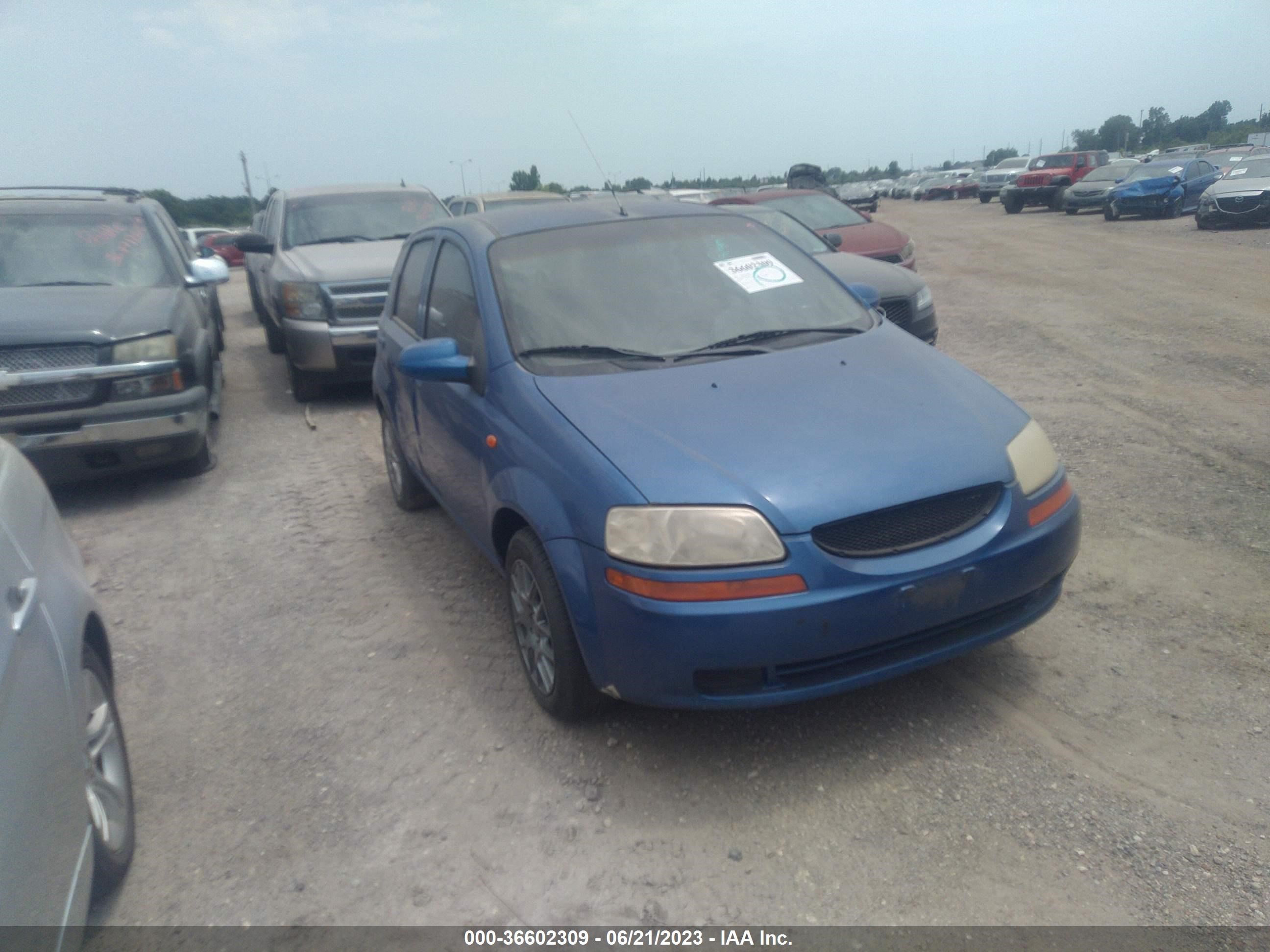 CHEVROLET AVEO 2004 kl1td62664b208536