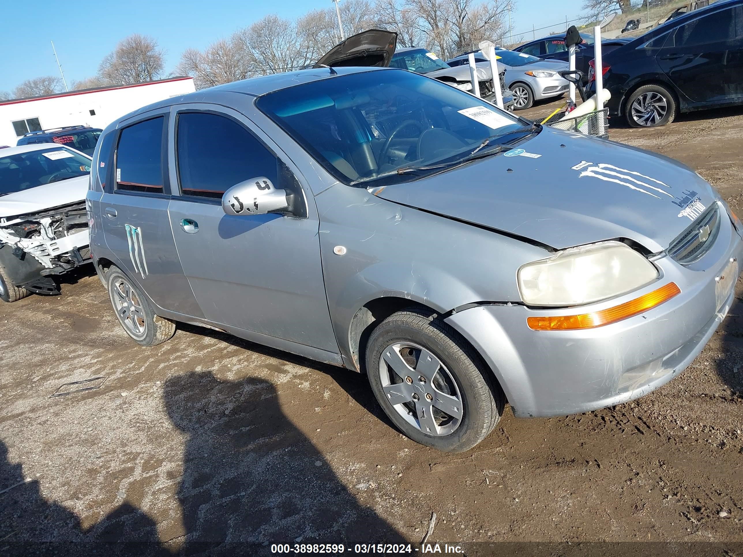 CHEVROLET AVEO 2007 kl1td66607b724633