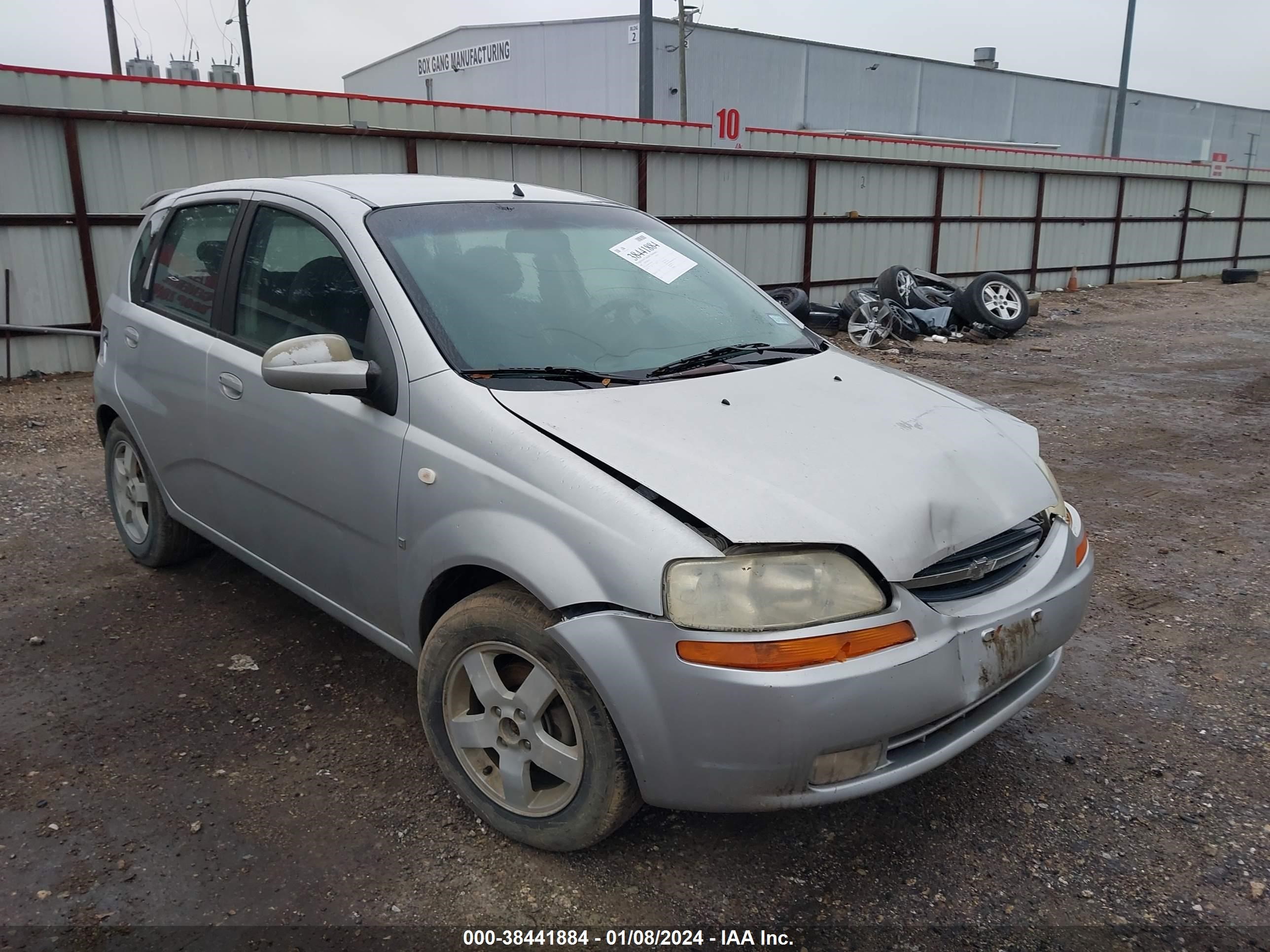 CHEVROLET AVEO 2007 kl1td66617b745782