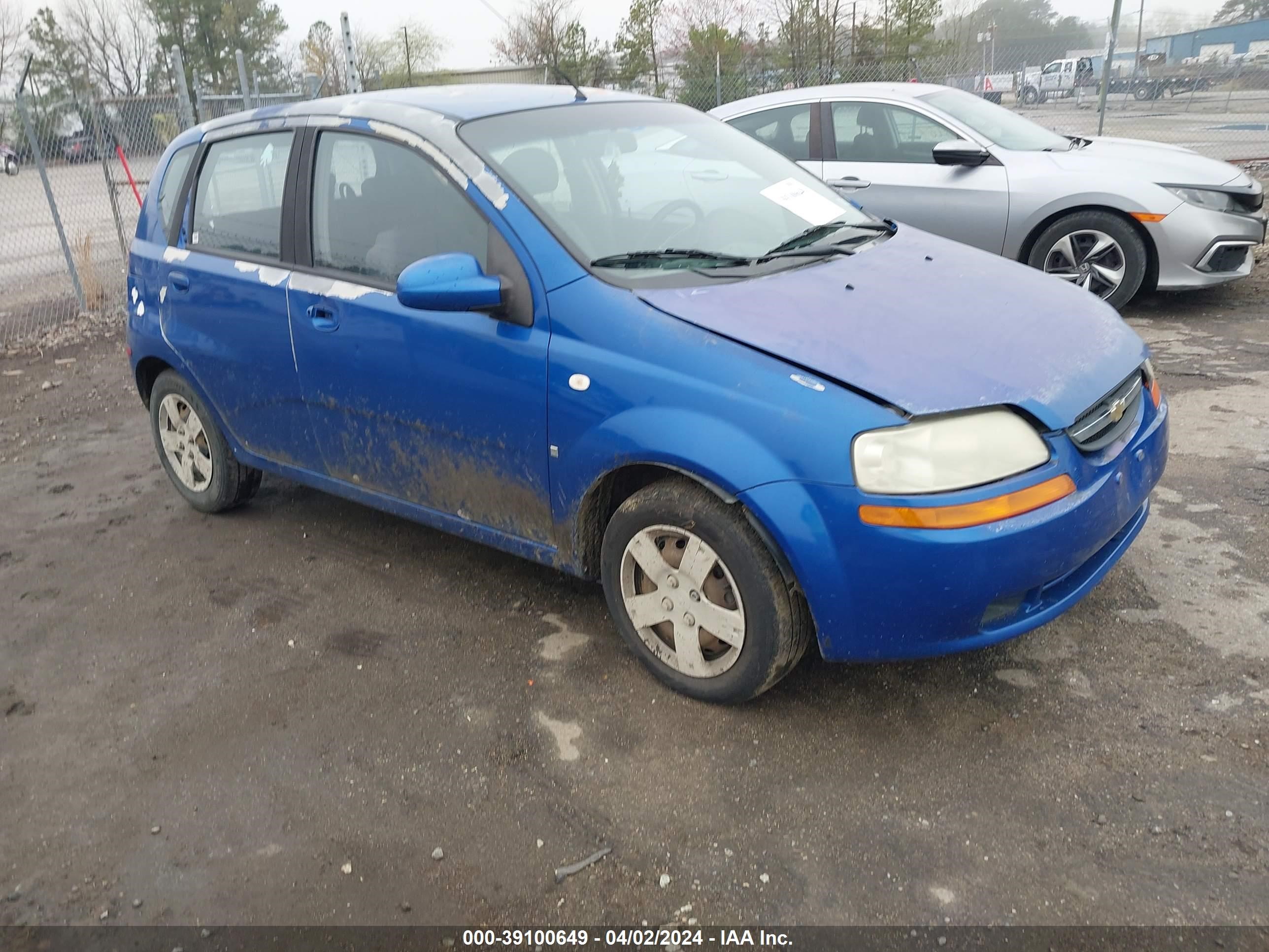 CHEVROLET AVEO 2008 kl1td66618b084448