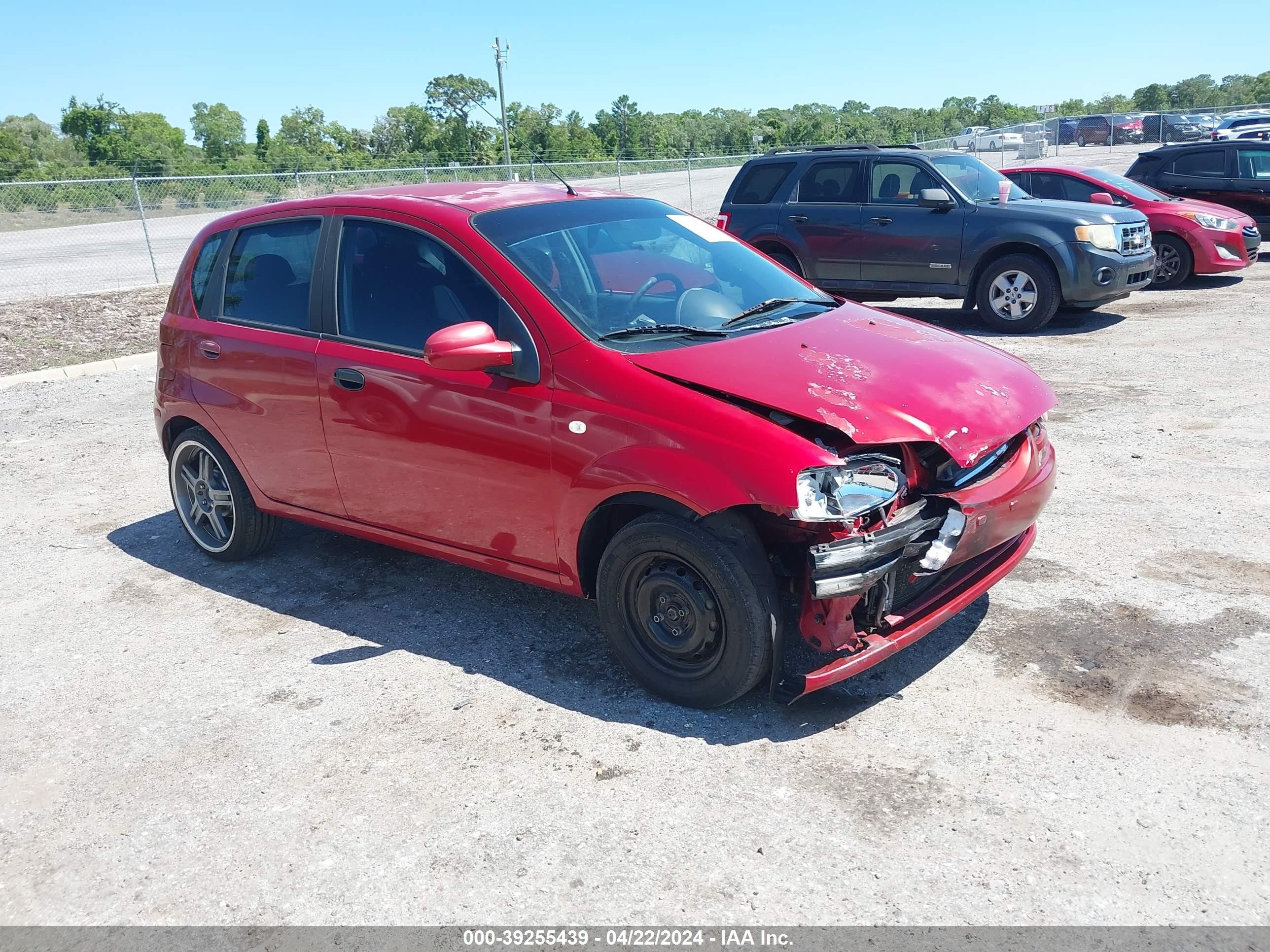 CHEVROLET AVEO 2006 kl1td66626b653076