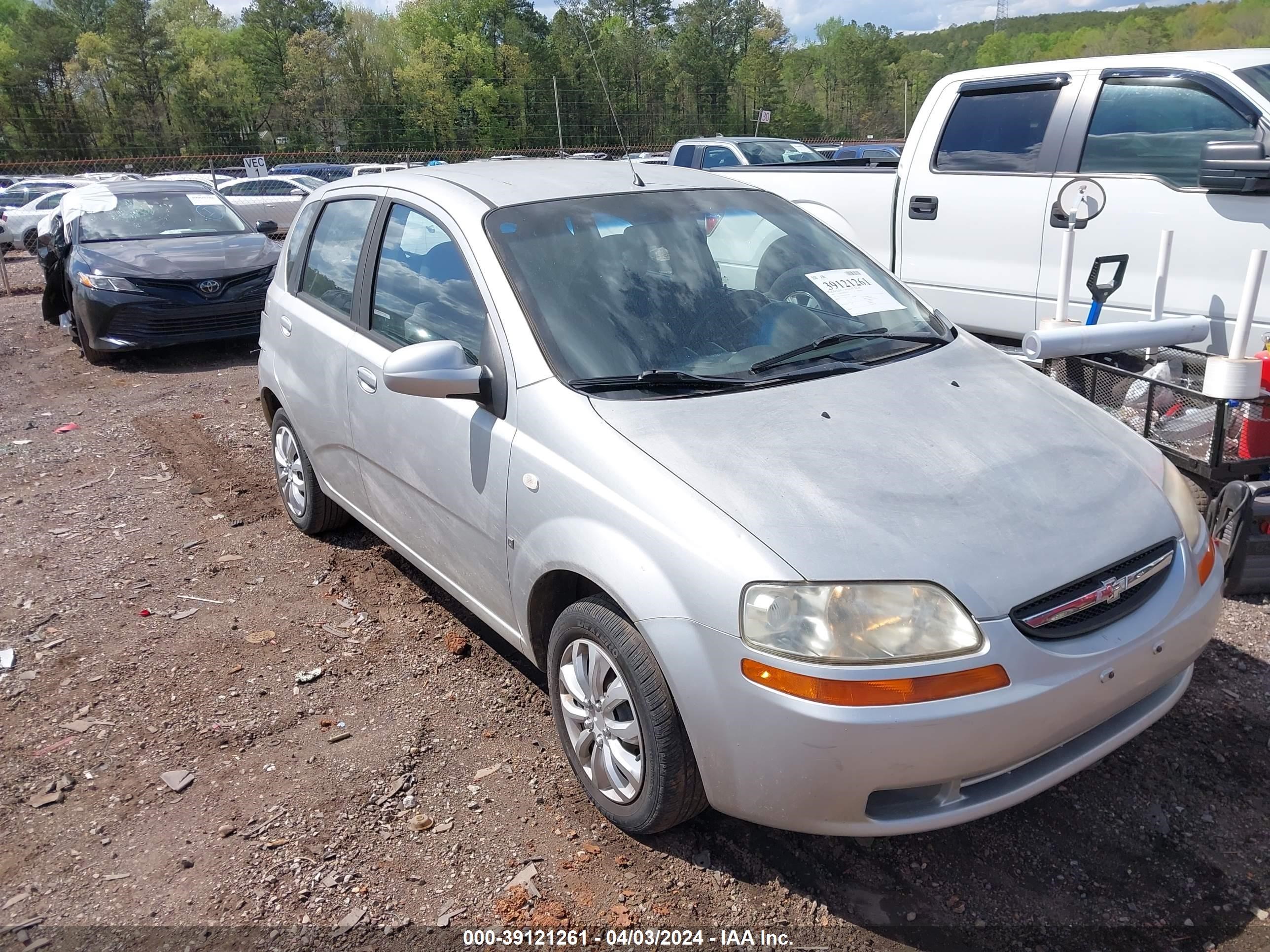 CHEVROLET AVEO 2007 kl1td66637b727140