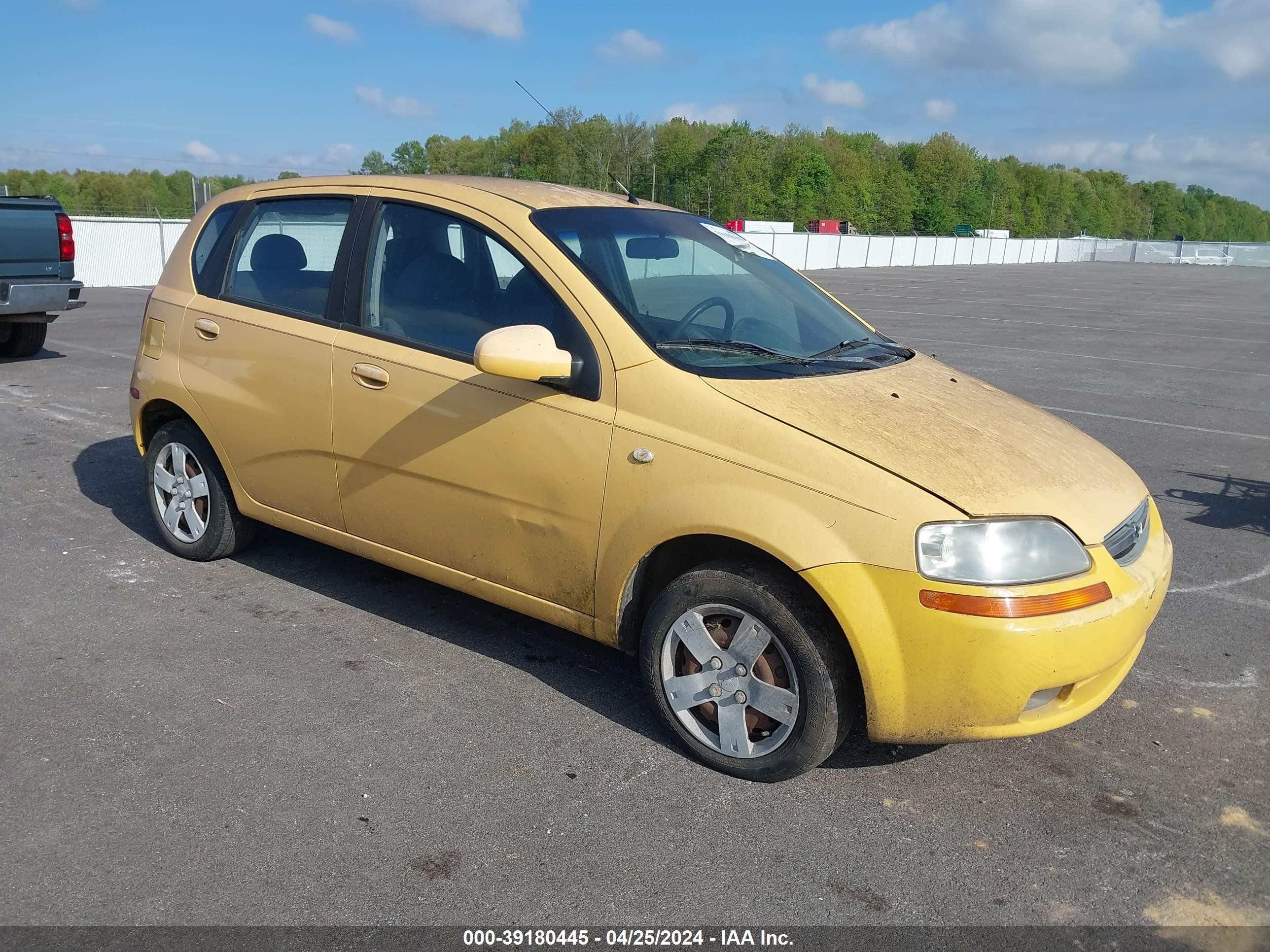 CHEVROLET AVEO 2006 kl1td66646b599490