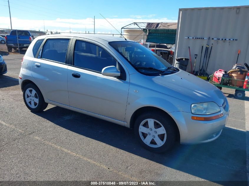 CHEVROLET AVEO 2007 kl1td66657b706600