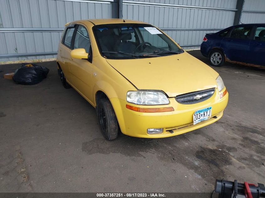 CHEVROLET AVEO 2006 kl1td66676b532835