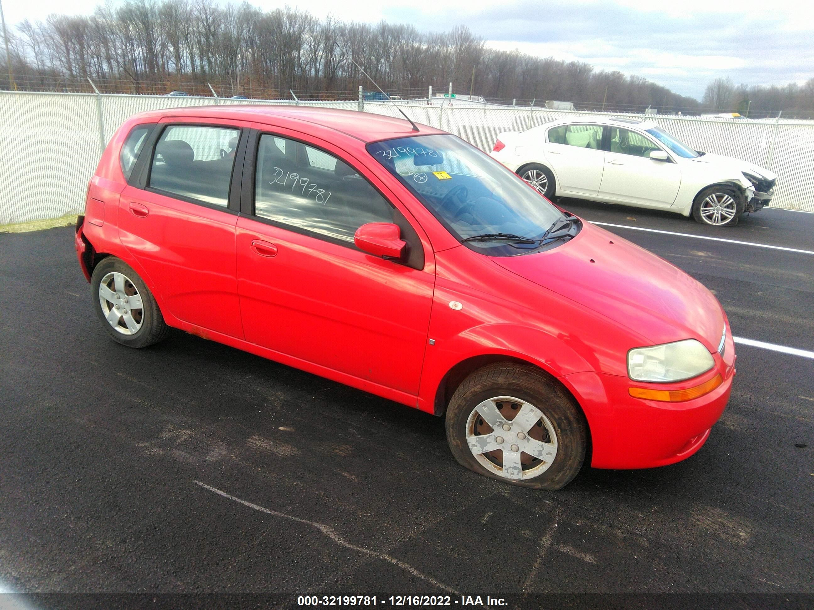 CHEVROLET AVEO 2008 kl1td66678b034038