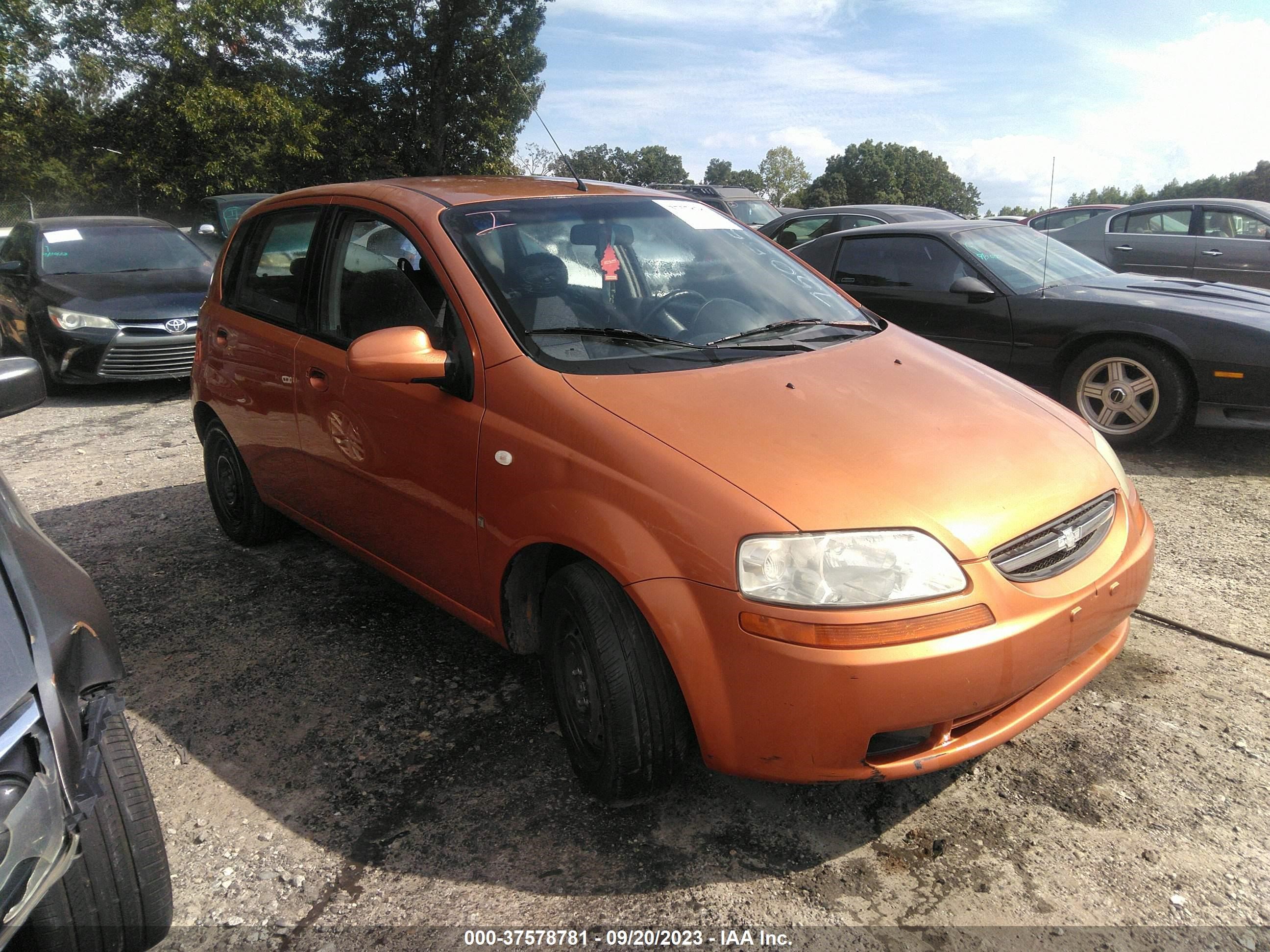 CHEVROLET AVEO 2007 kl1td66697b750552