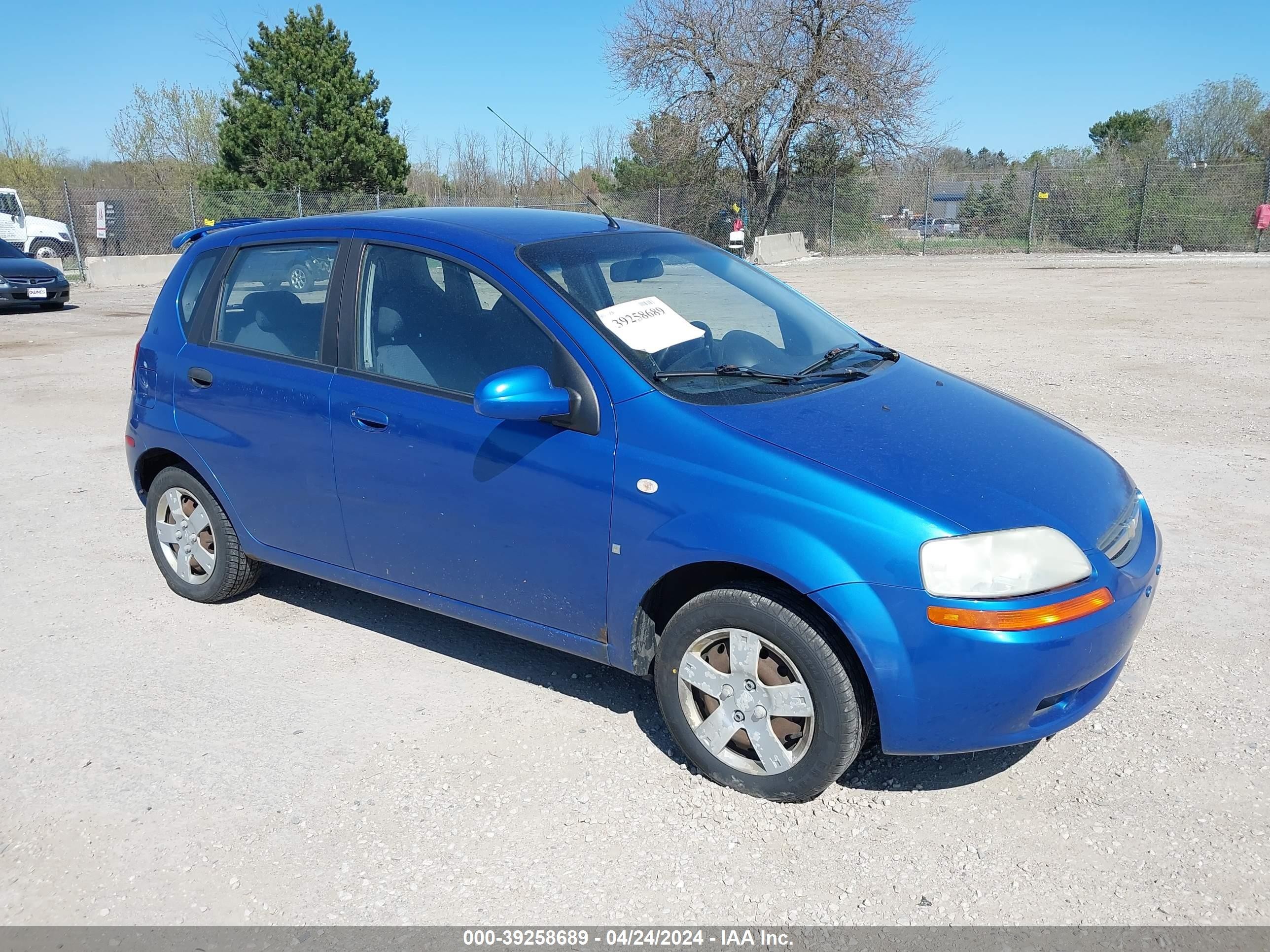 CHEVROLET AVEO 2007 kl1td666x7b722436