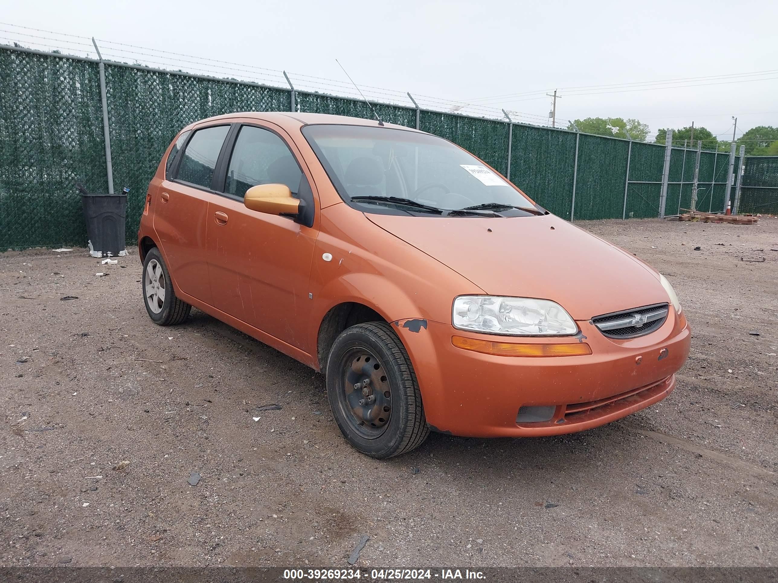 CHEVROLET AVEO 2007 kl1td666x7b753430