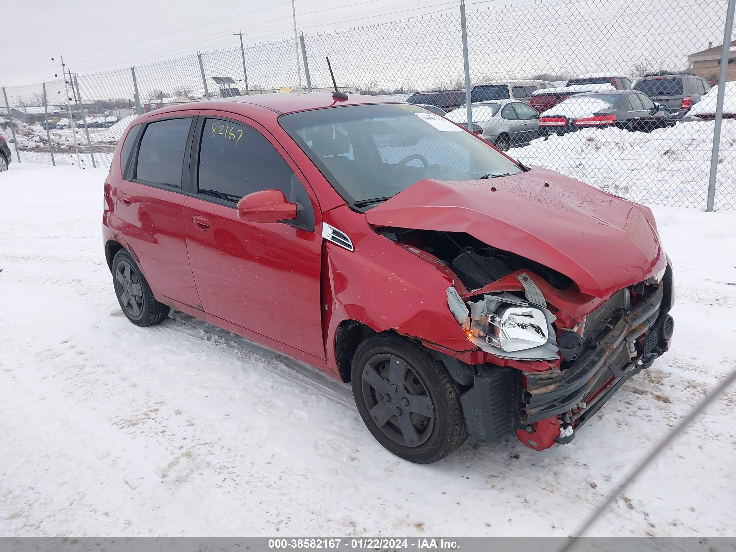 CHEVROLET AVEO 2009 kl1td66e09b334786