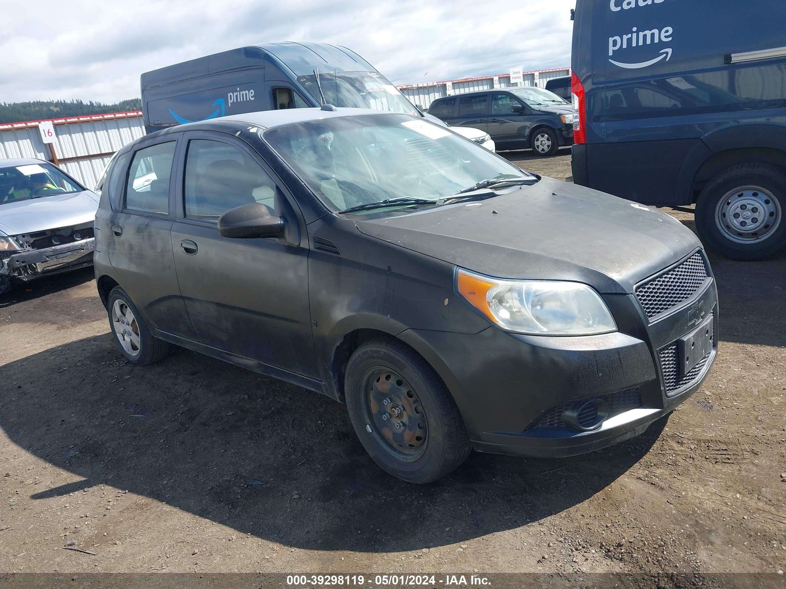 CHEVROLET AVEO 2009 kl1td66e19b333016