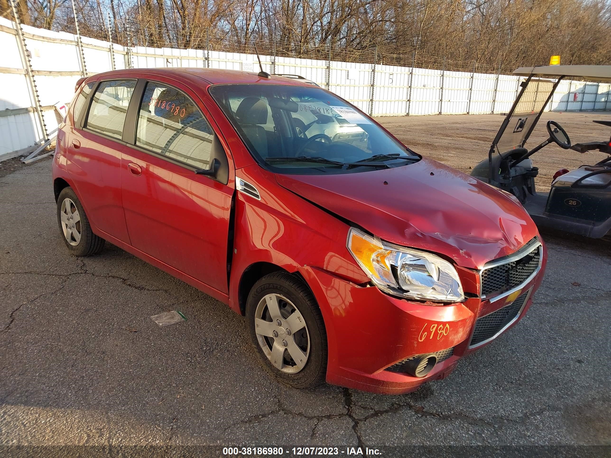 CHEVROLET AVEO 2009 kl1td66e19b387383