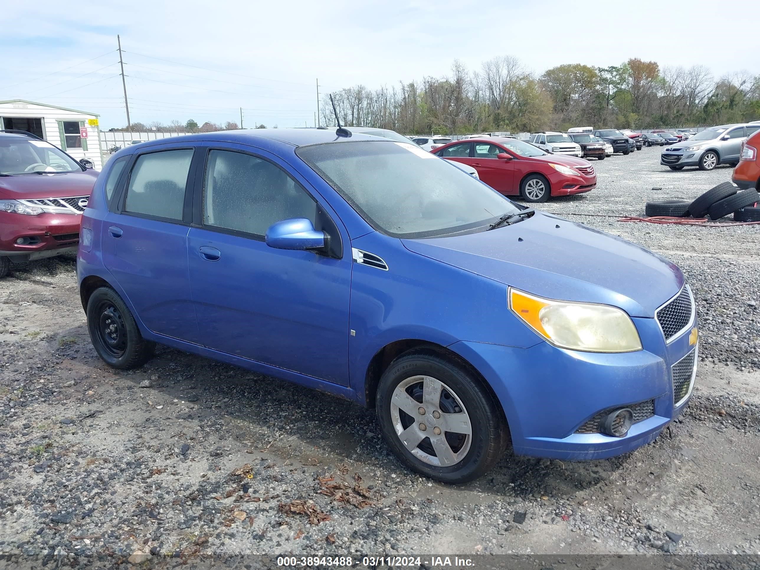 CHEVROLET AVEO 2009 kl1td66ex9b316151