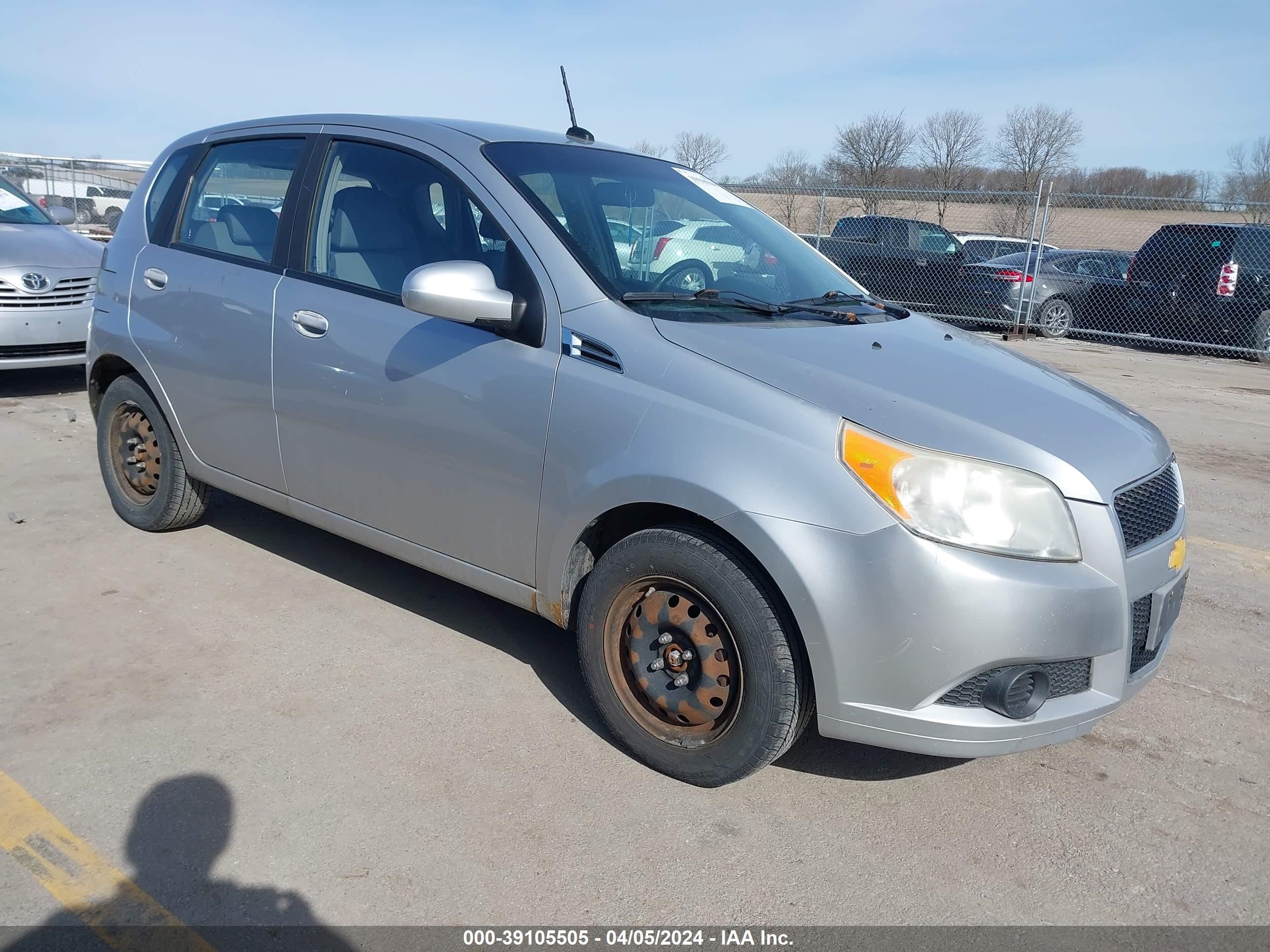 CHEVROLET AVEO 2009 kl1td66ex9b617129