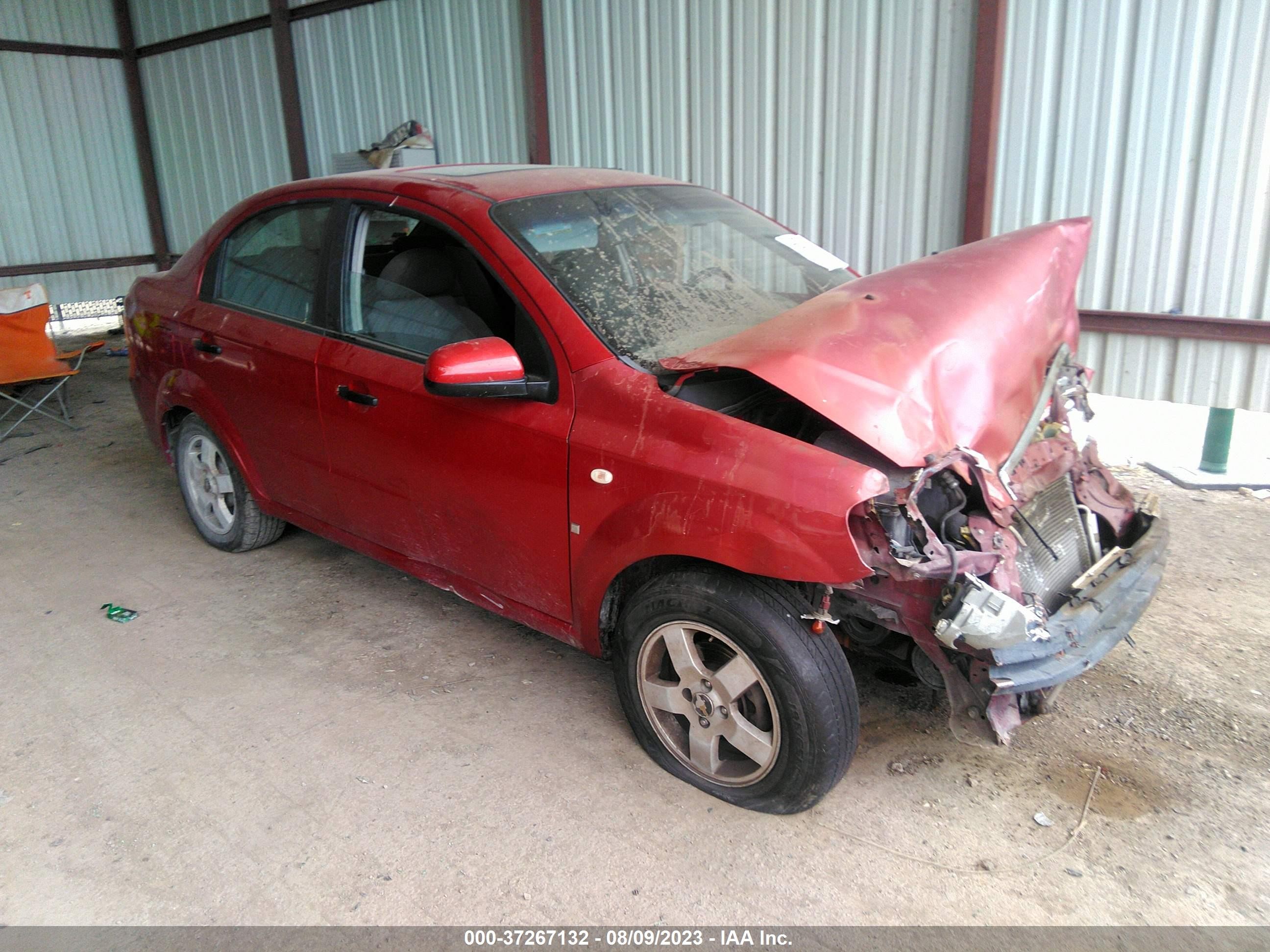 CHEVROLET AVEO 2007 kl1tg56647b133576