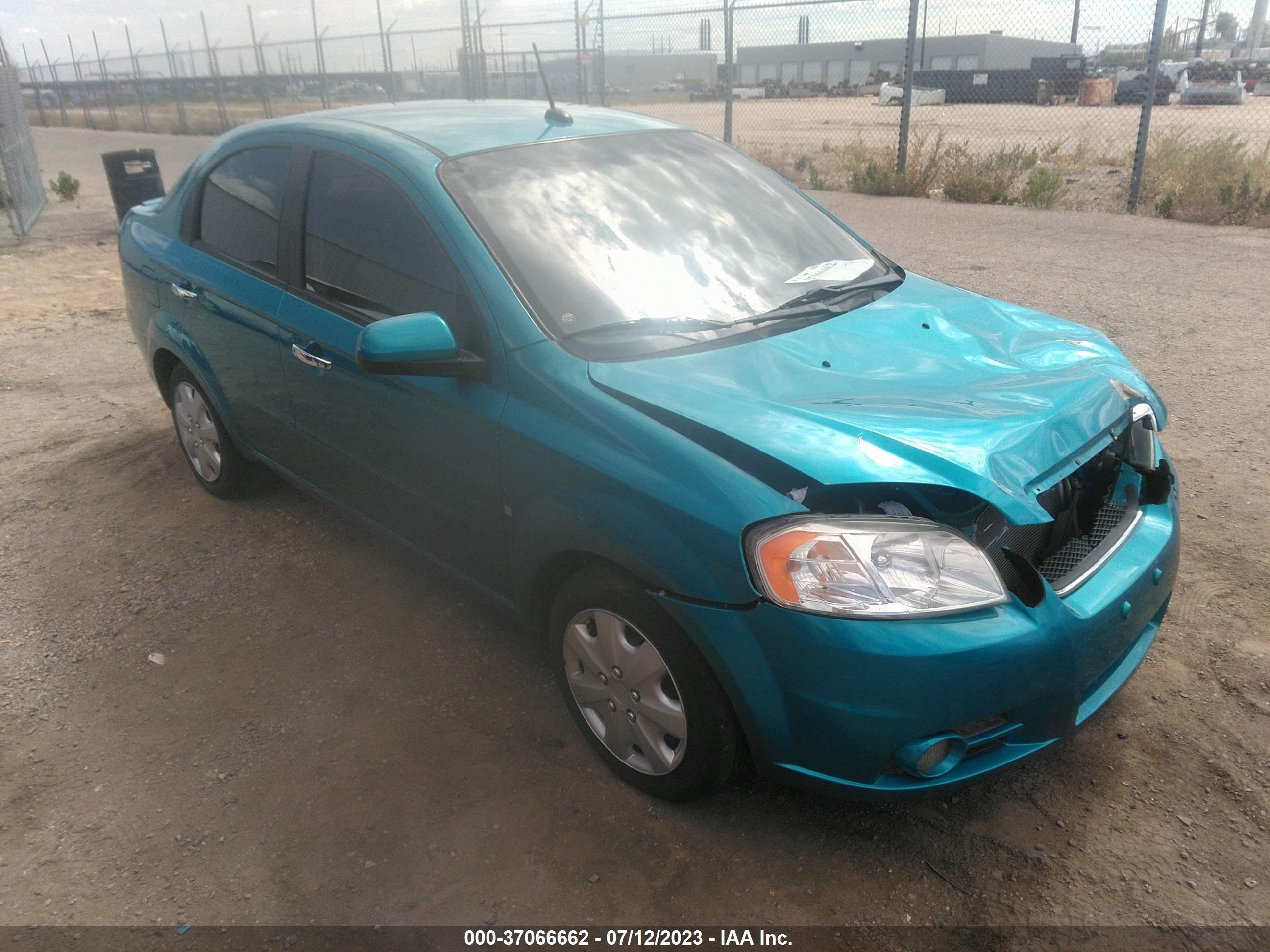 CHEVROLET AVEO 2009 kl1tg56e09b607498