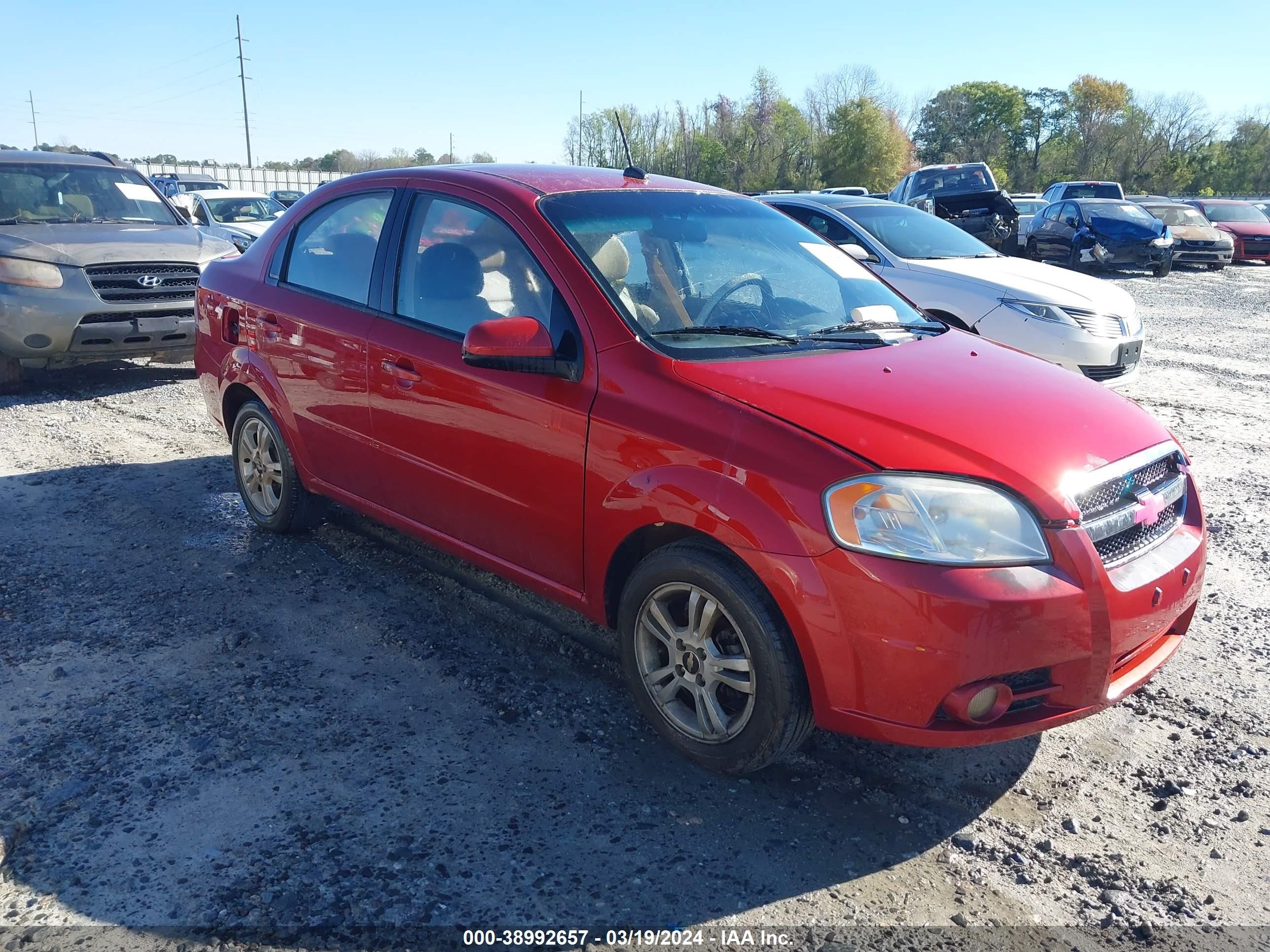 CHEVROLET AVEO 2010 kl1tg5dexab107758