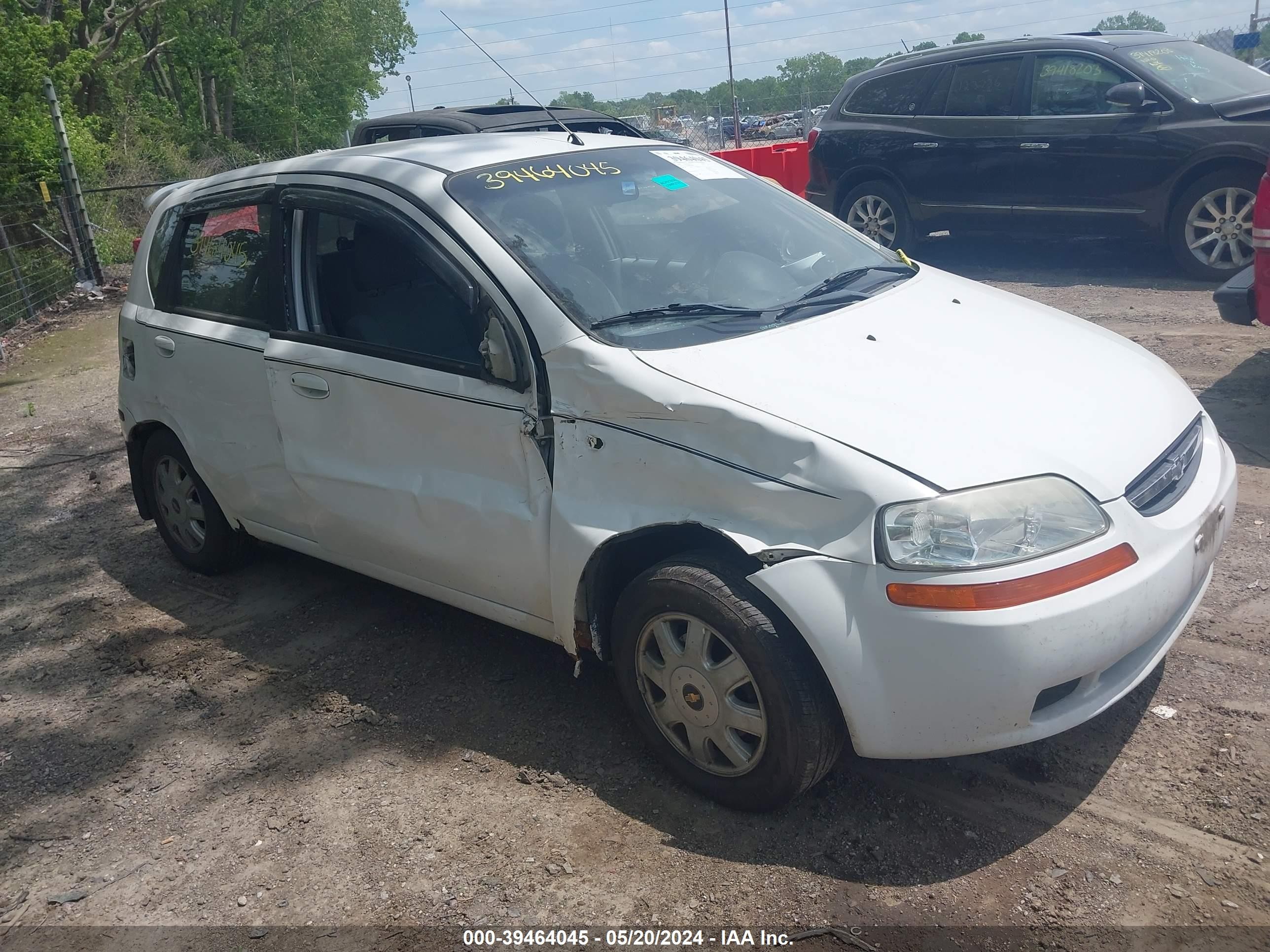 CHEVROLET AVEO 2005 kl1tg62695b316853