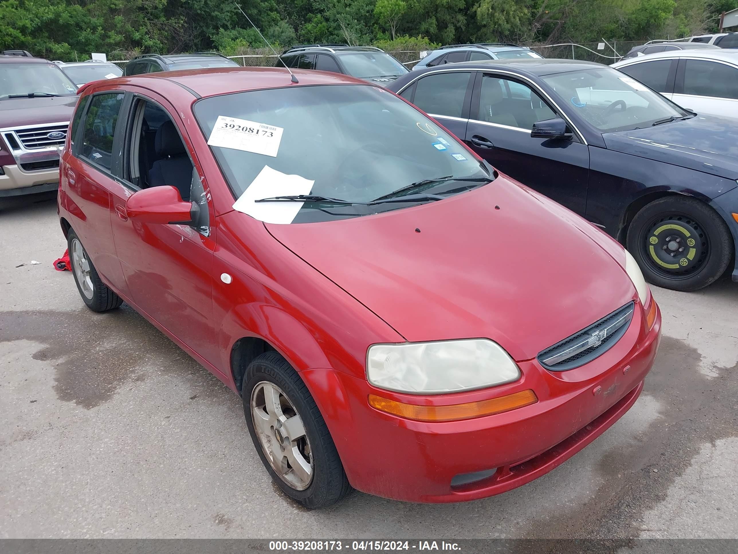 CHEVROLET AVEO 2006 kl1tg66676b594551