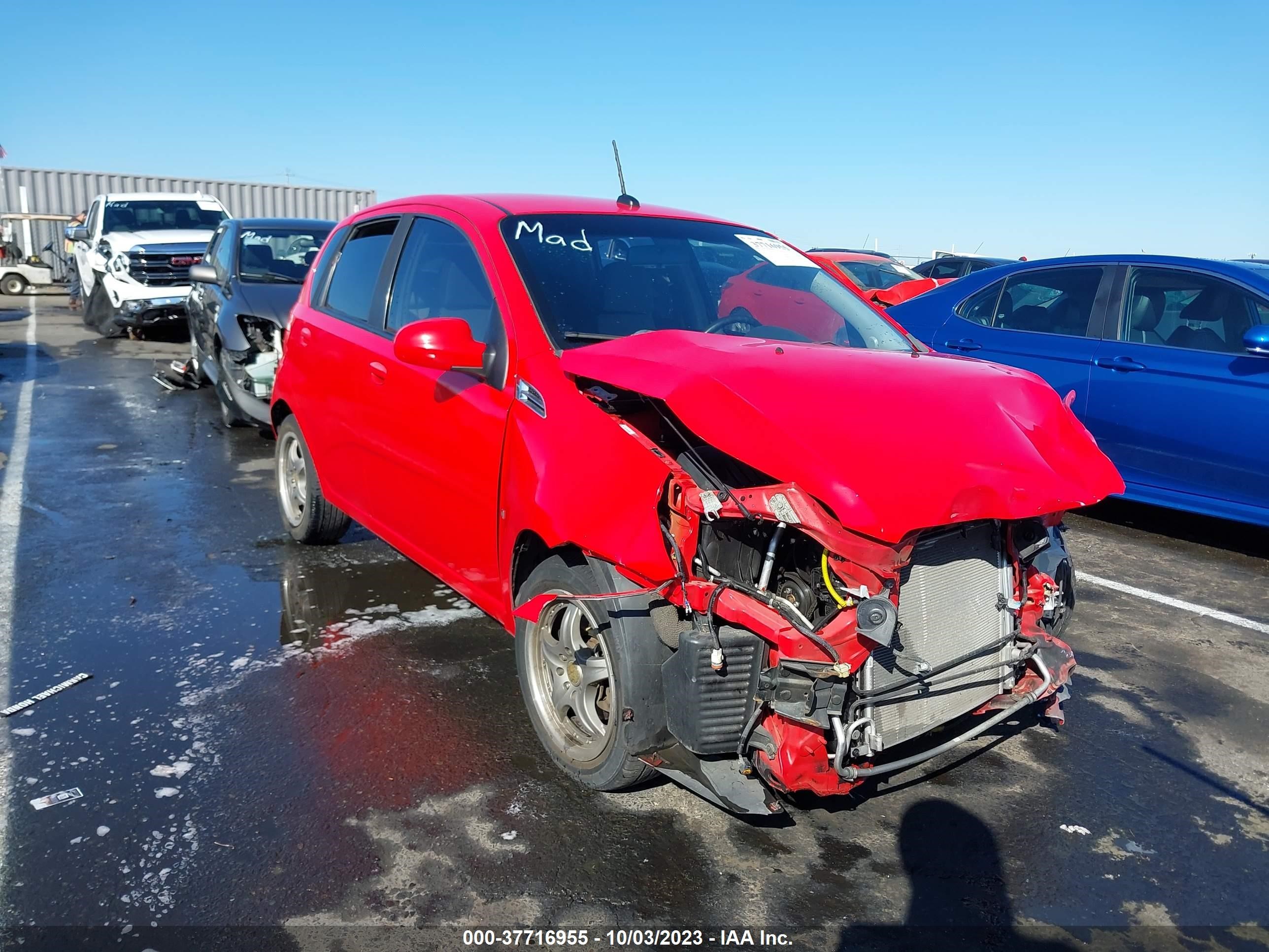 CHEVROLET AVEO 2009 kl1tg66e39b344395