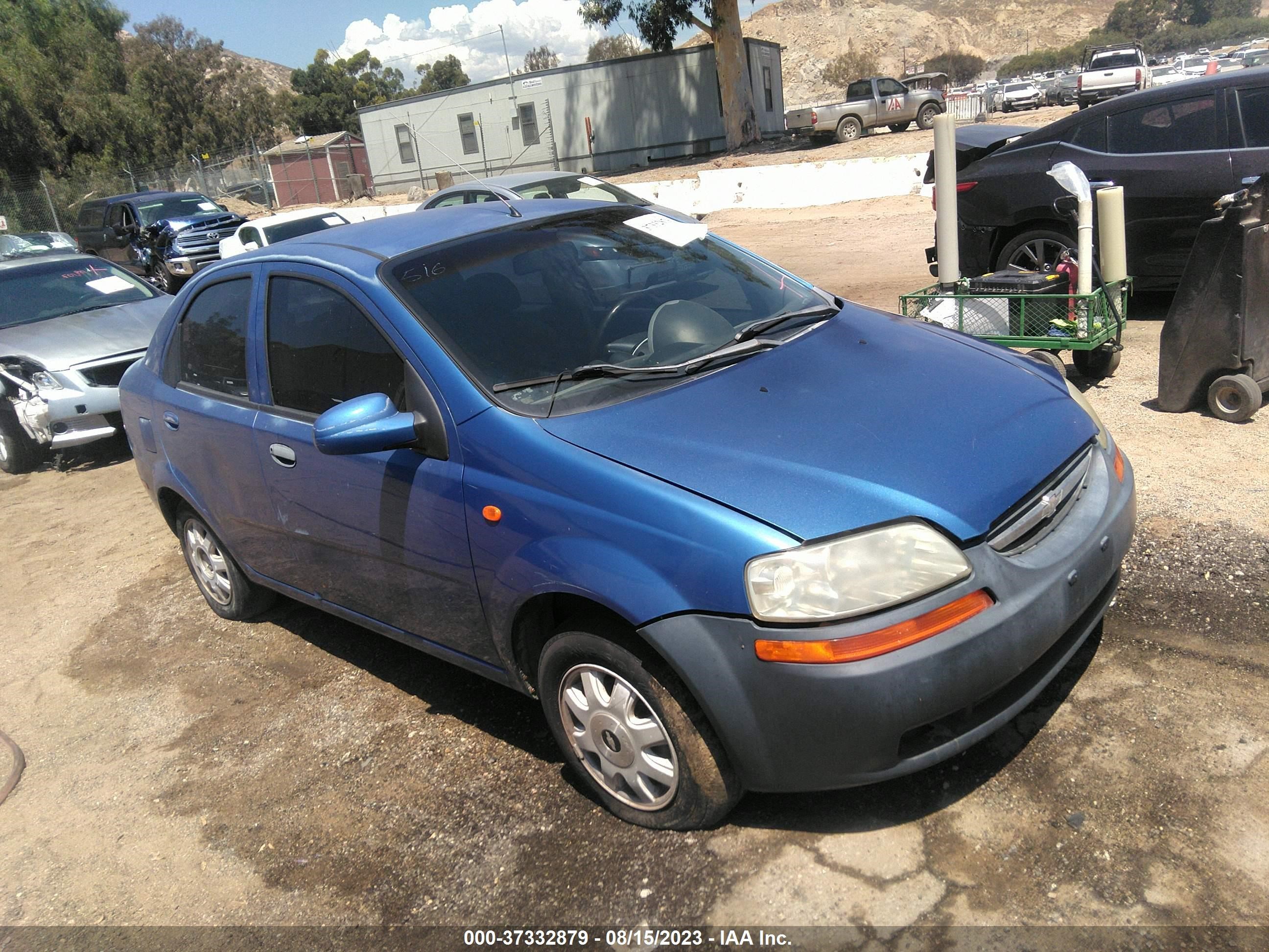 CHEVROLET AVEO 2004 kl1tj52664b209026