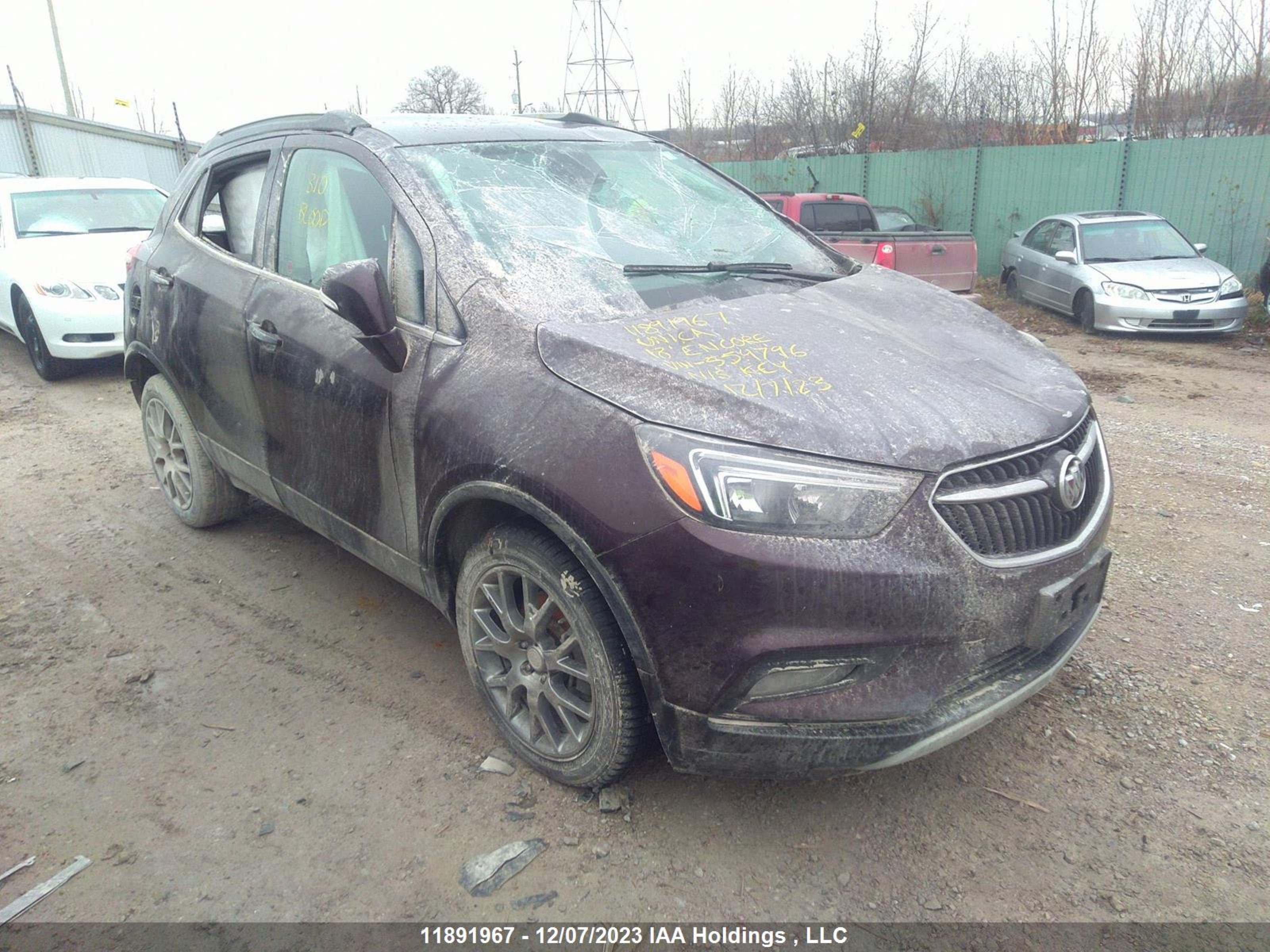 BUICK ENCORE 2018 kl4cj1sb9jb554796