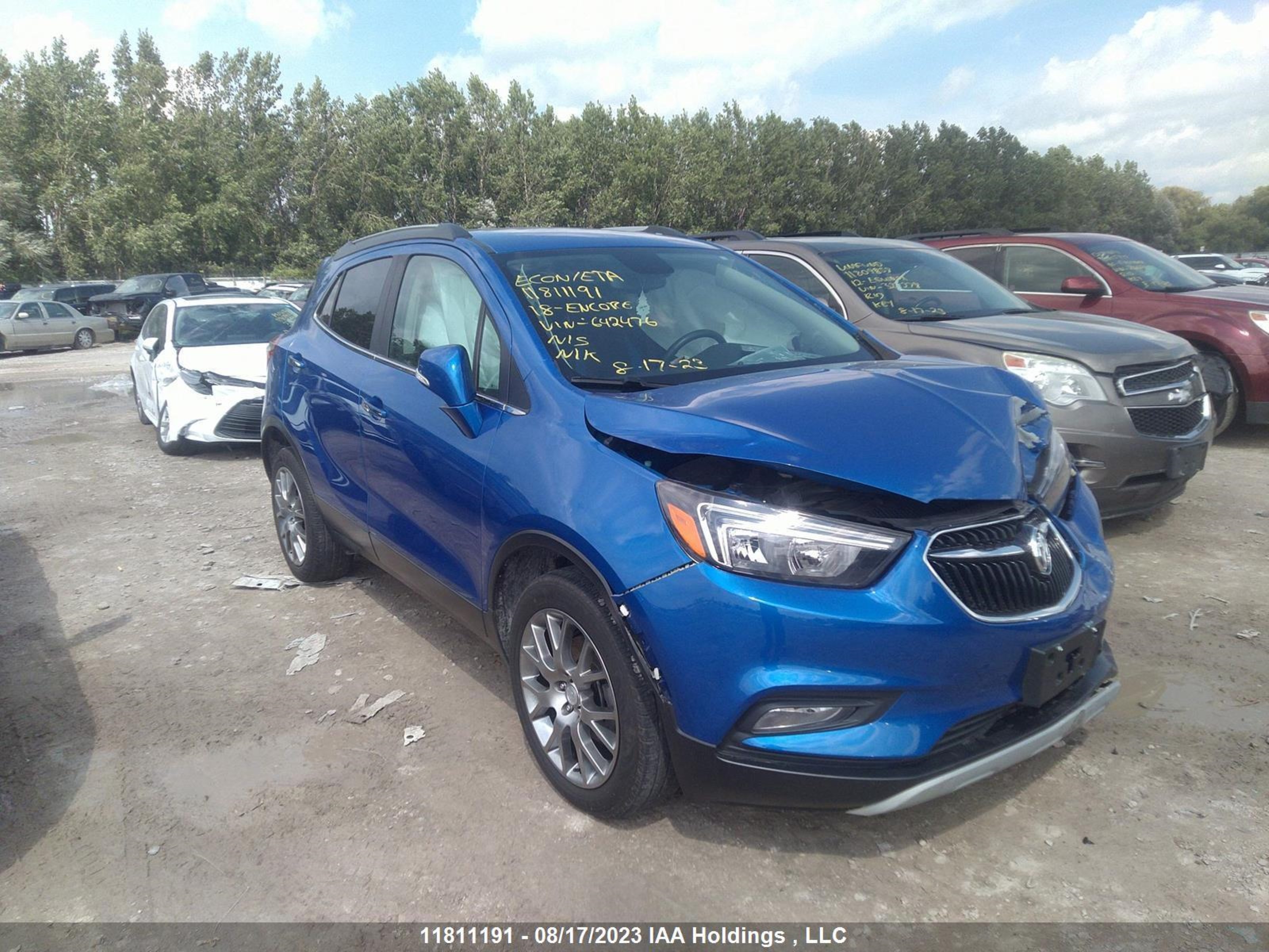 BUICK ENCORE 2018 kl4cj2sb7jb642476