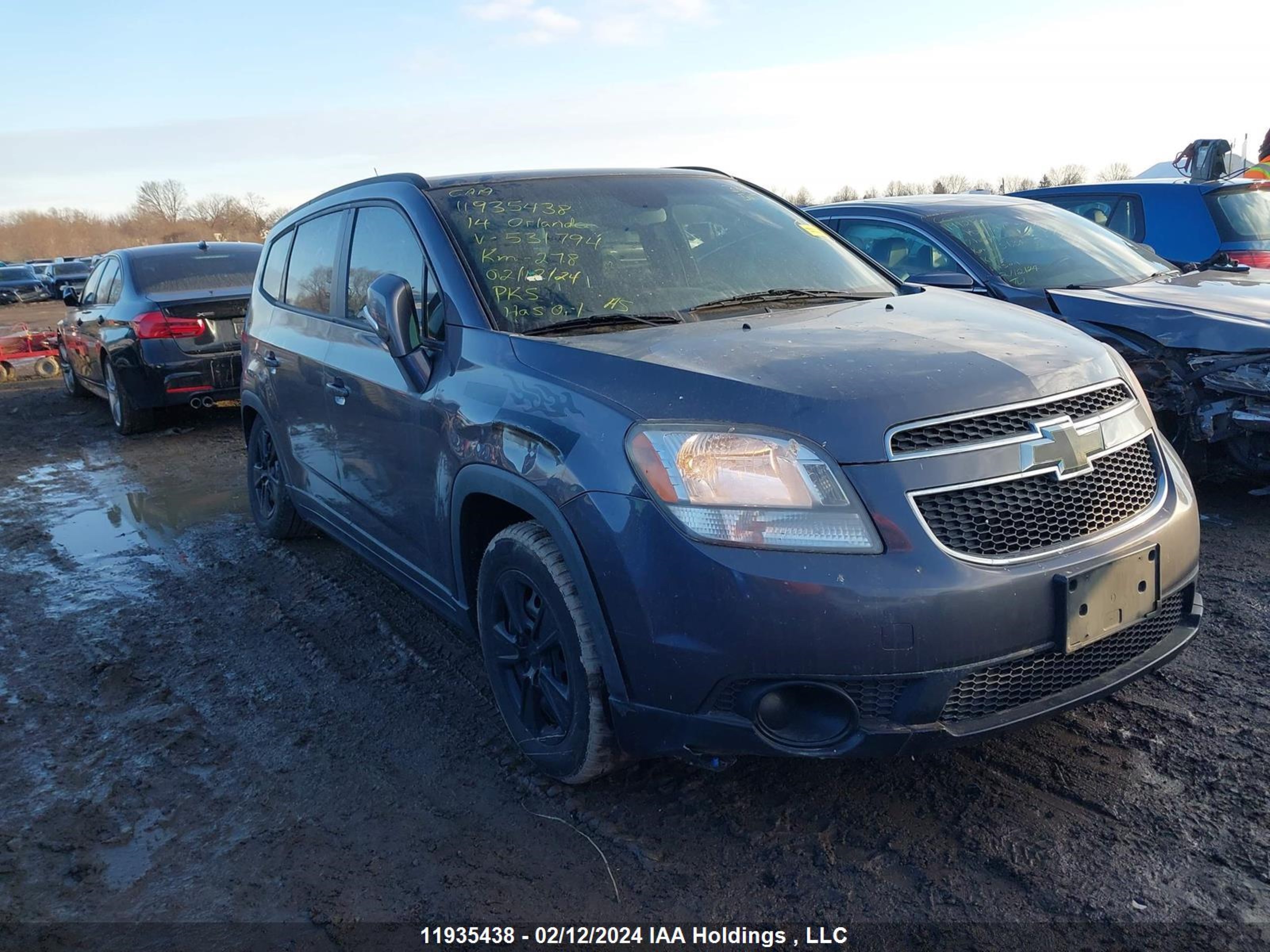 CHEVROLET ORLANDO 2014 kl77p2ek8ek531794