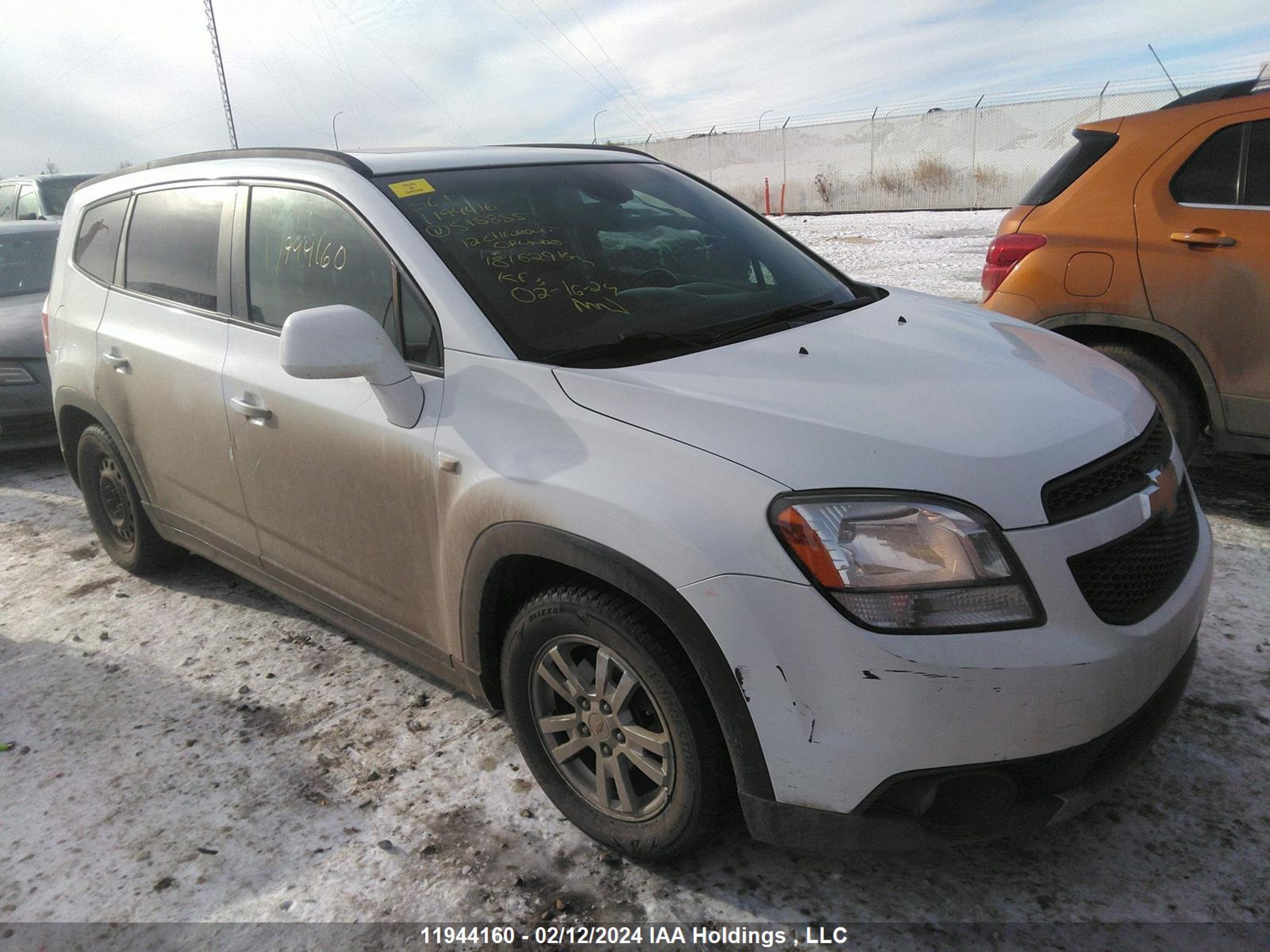 CHEVROLET ORLANDO 2012 kl77p2em1ck515855