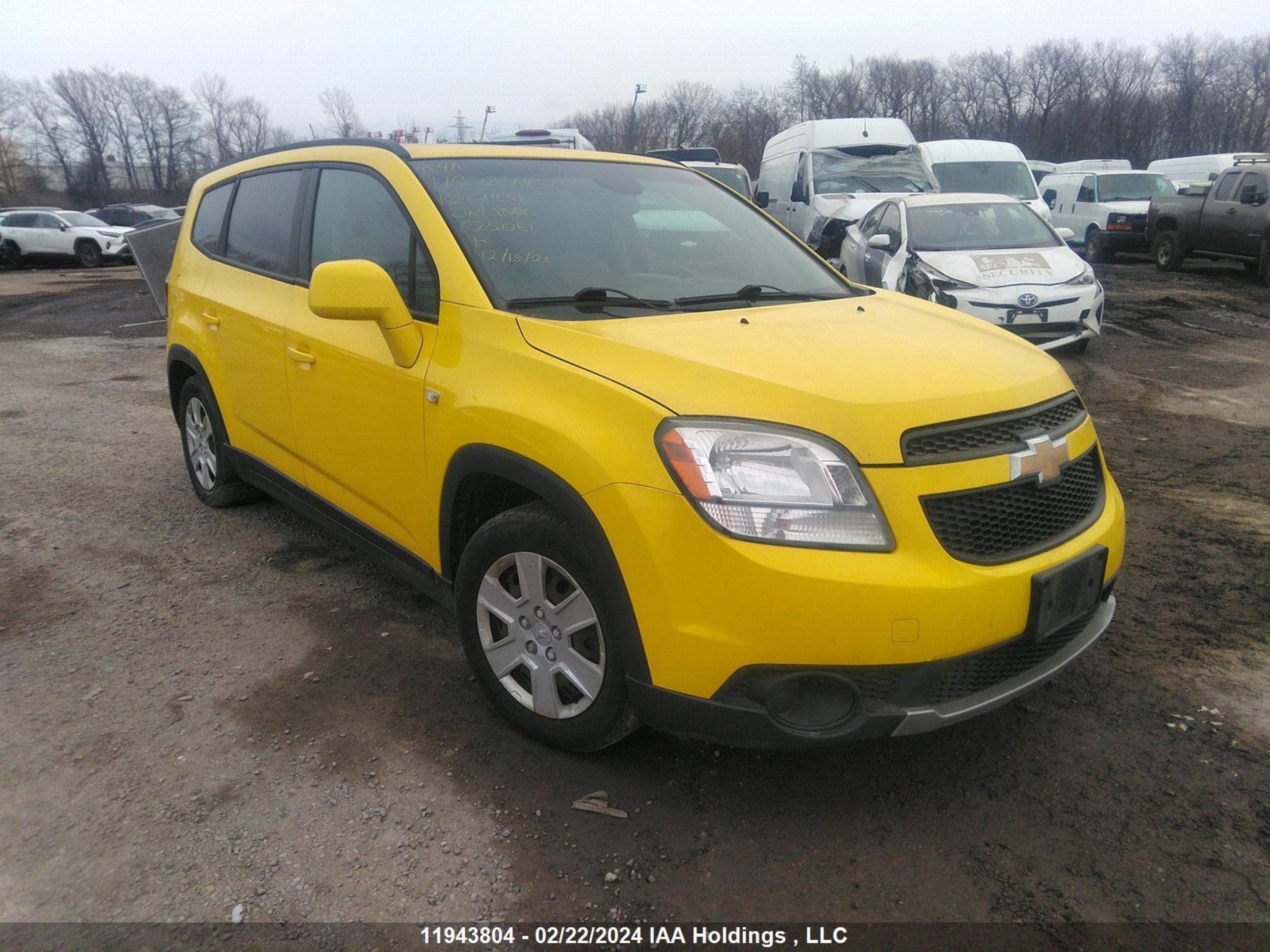 CHEVROLET ORLANDO 2012 kl77p2em5ck625081