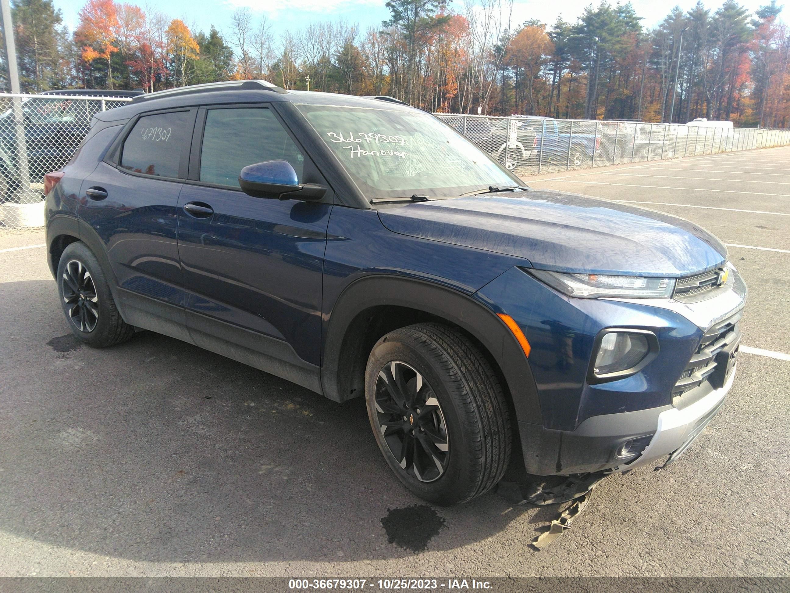 CHEVROLET TRAILBLAZER 2022 kl79mpsl8nb055655