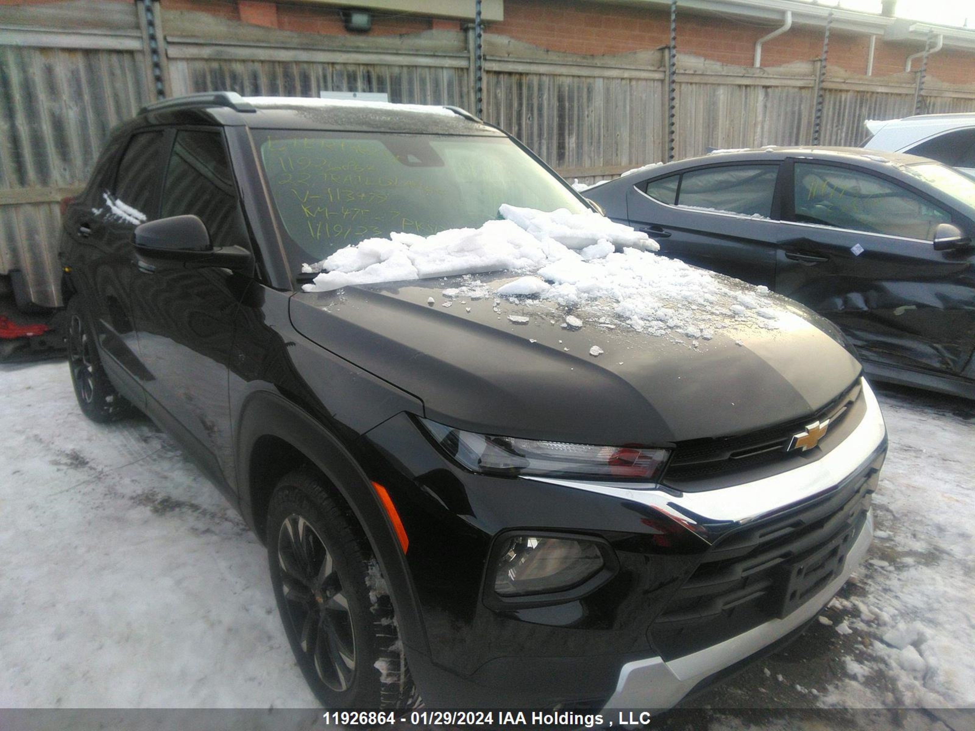 CHEVROLET TRAILBLAZER 2022 kl79mrsl4nb113479