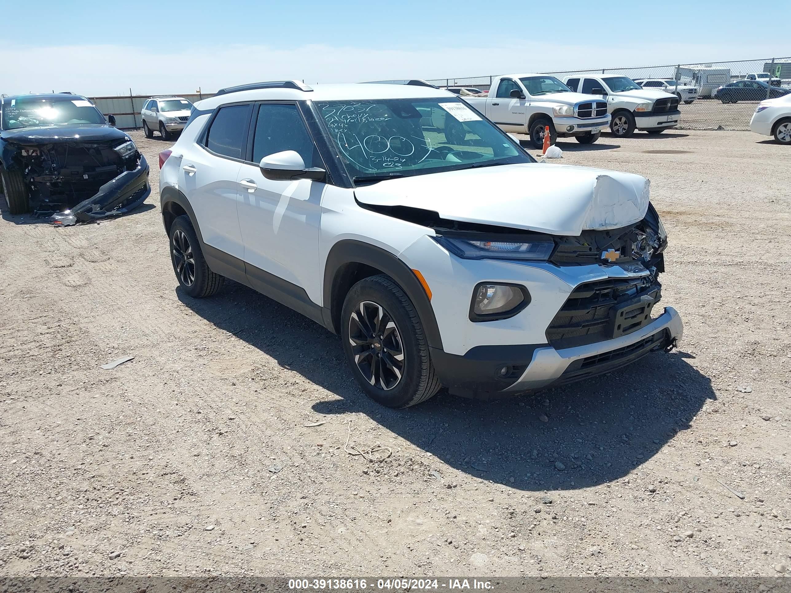 CHEVROLET TRAILBLAZER 2021 kl79mrsl5mb154007