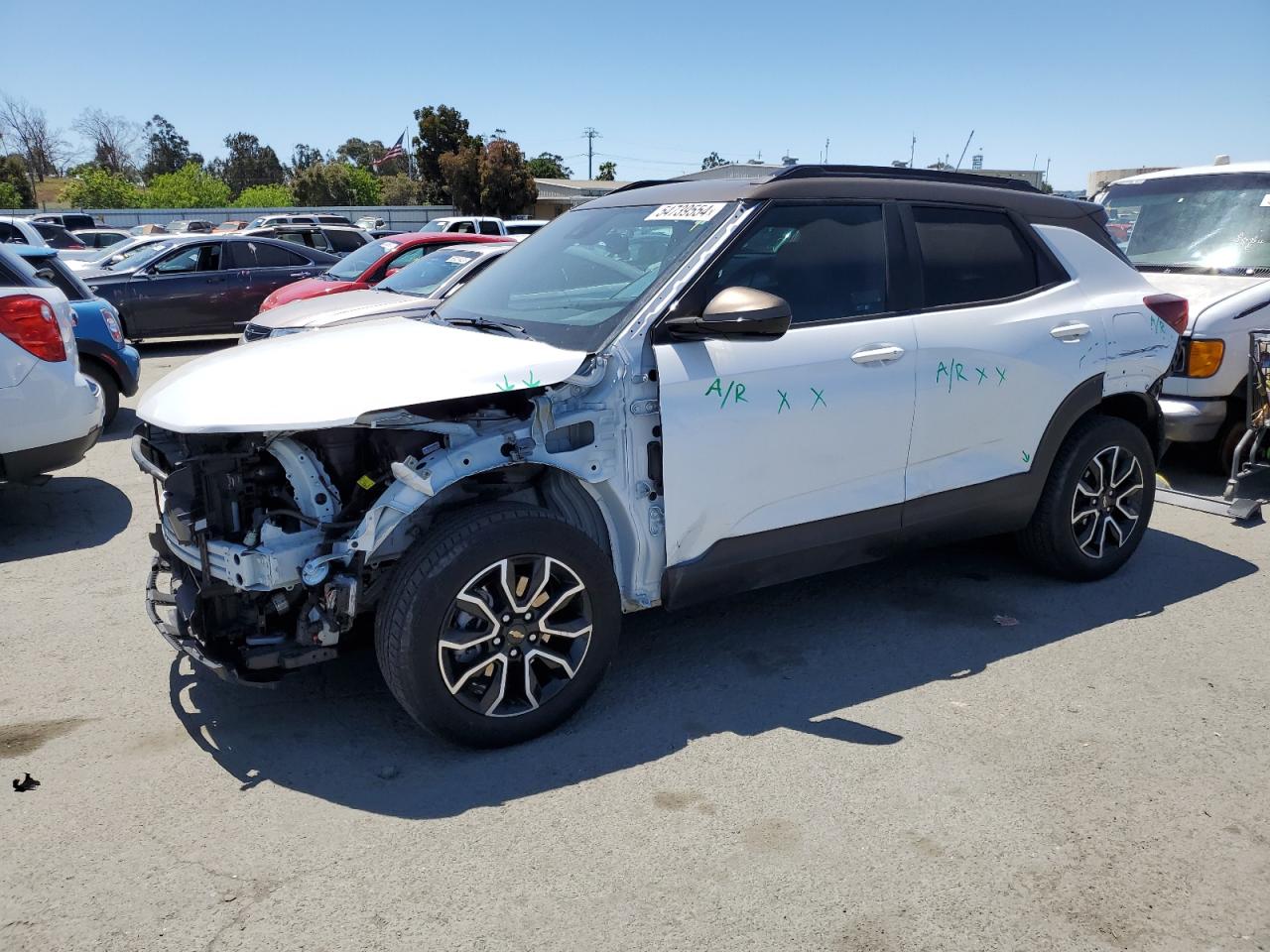 CHEVROLET TRAILBLAZER 2021 kl79mssl1mb160085