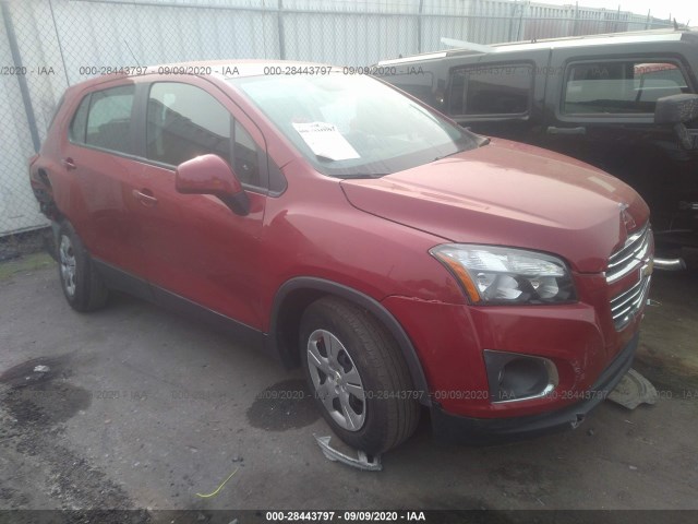 CHEVROLET TRAX 2015 kl7cjksb0fb072086