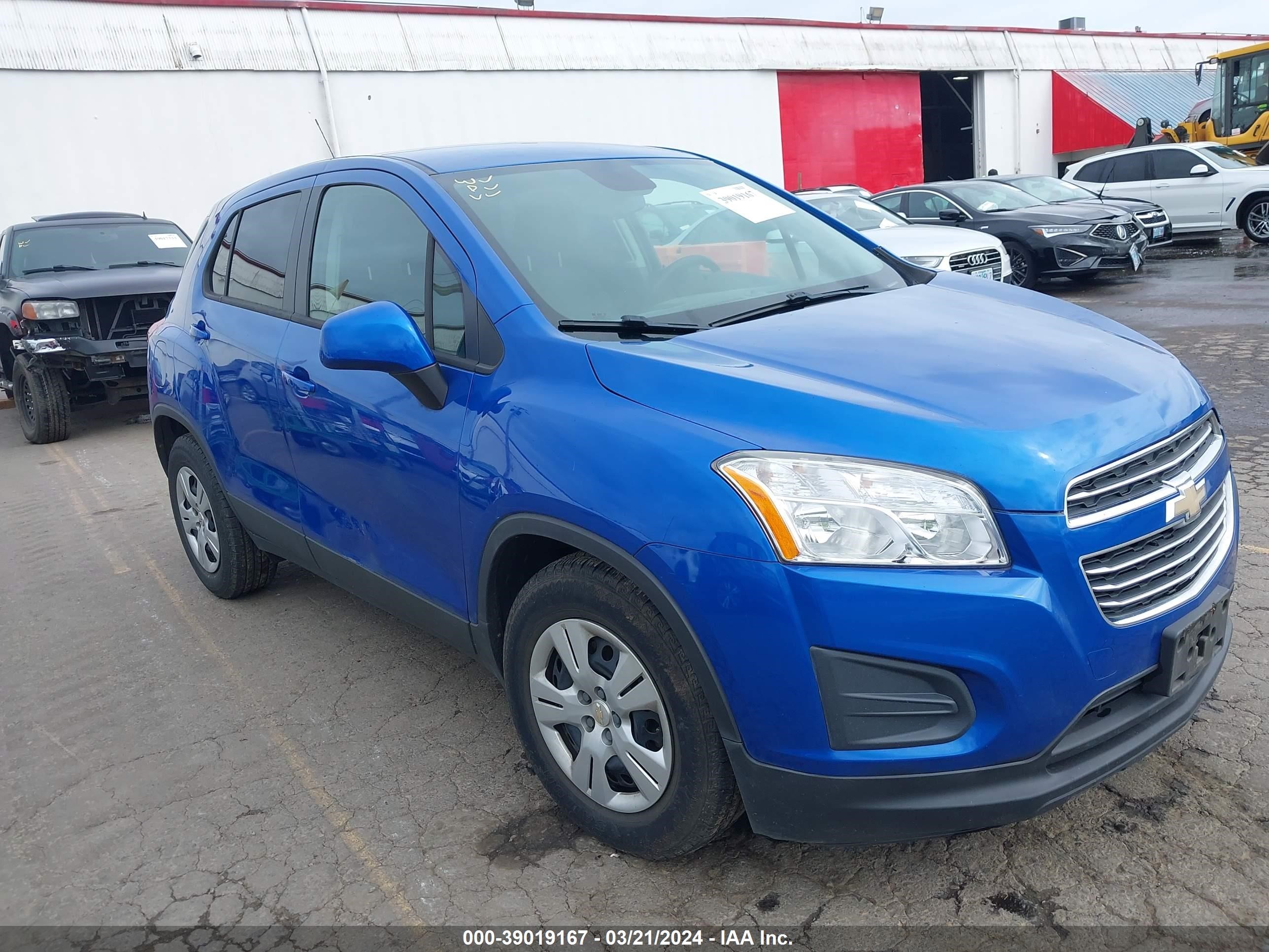 CHEVROLET TRAX 2015 kl7cjksb0fb088661