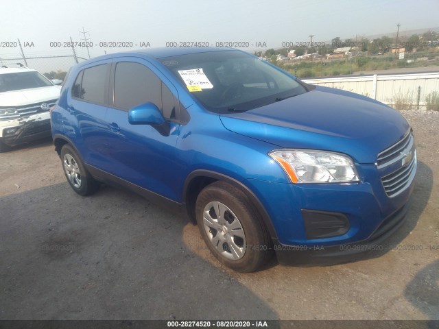 CHEVROLET TRAX 2015 kl7cjksb0fb137972