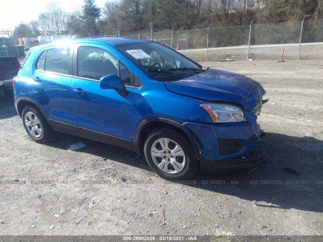 CHEVROLET TRAX 2015 kl7cjksb0fb143240