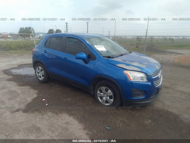 CHEVROLET TRAX 2016 kl7cjksb0gb563324