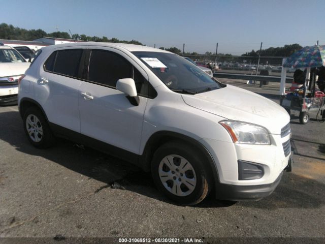 CHEVROLET TRAX 2016 kl7cjksb0gb740017