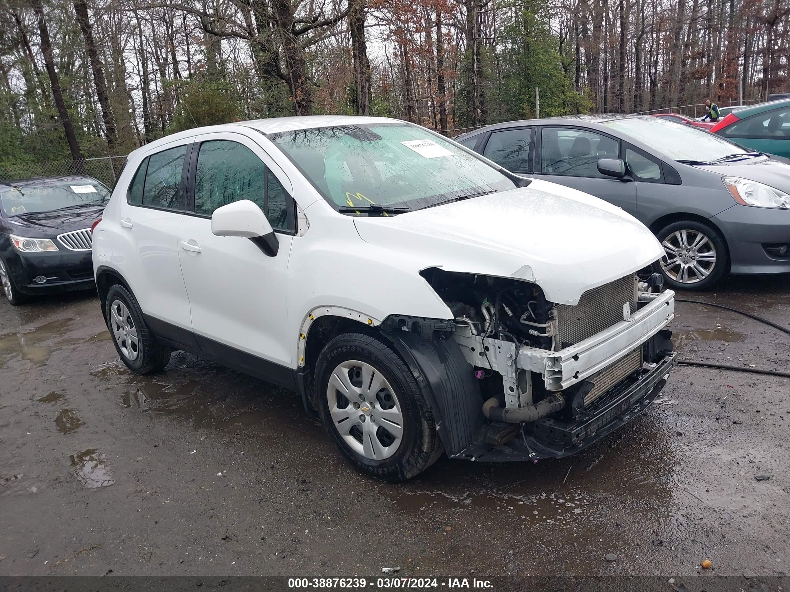 CHEVROLET TRAX 2016 kl7cjksb0gb758470