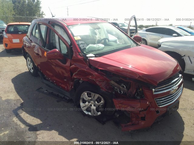 CHEVROLET TRAX 2015 kl7cjksb2fb238608