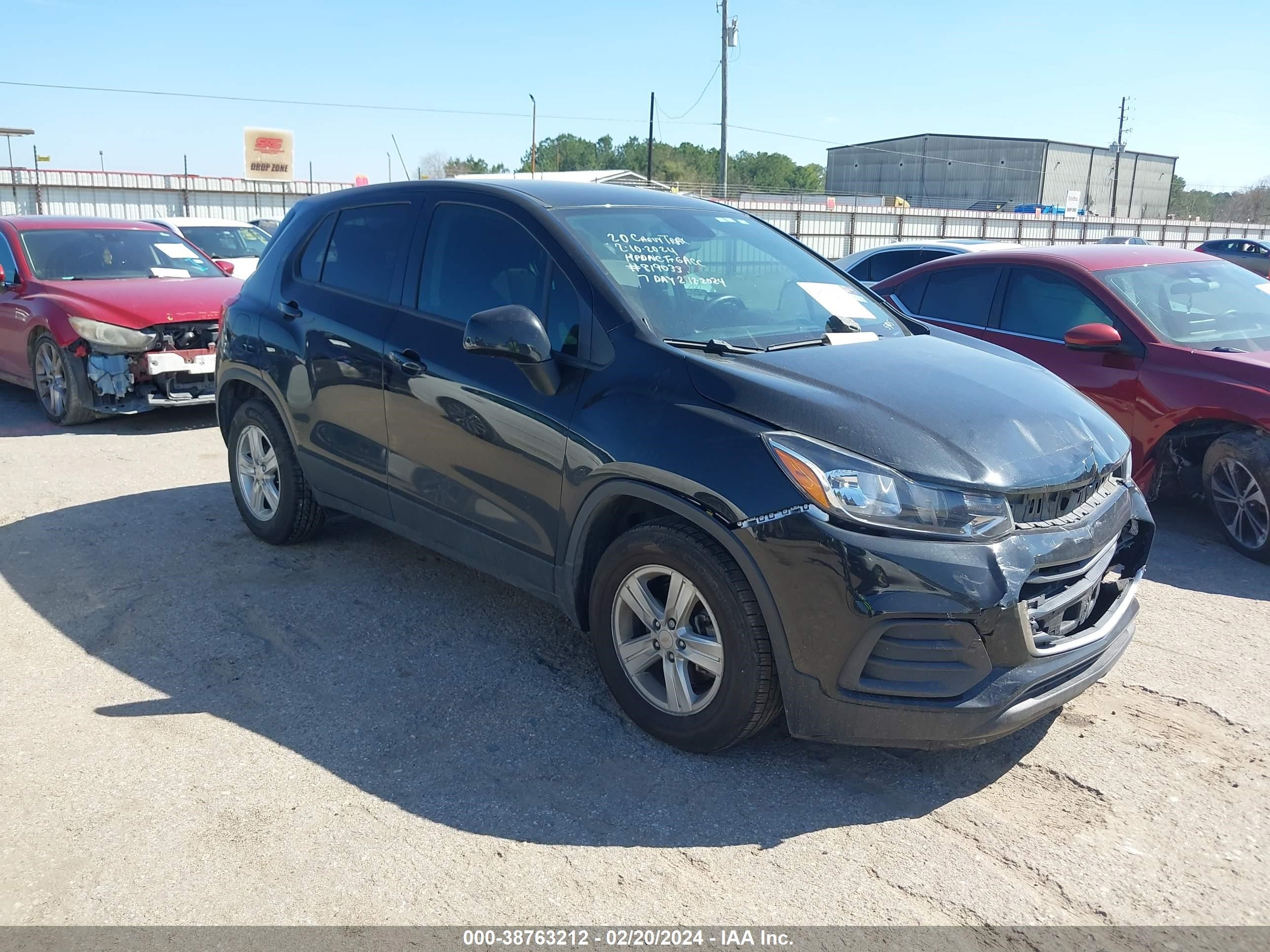 CHEVROLET TRAX 2020 kl7cjksb2lb325405