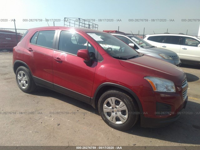 CHEVROLET TRAX 2015 kl7cjksb3fb084412