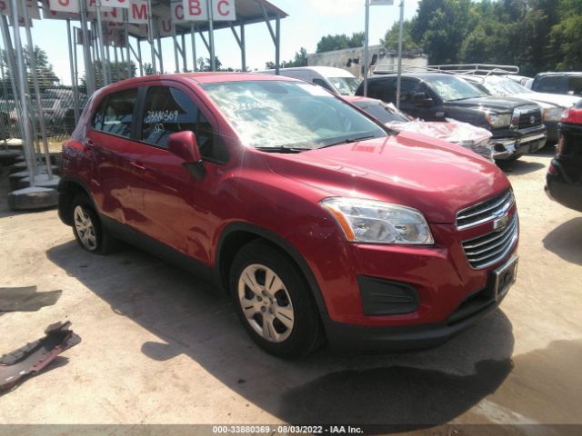 CHEVROLET TRAX 2015 kl7cjksb3fb202569