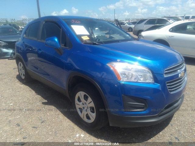 CHEVROLET TRAX 2016 kl7cjksb3gb760441