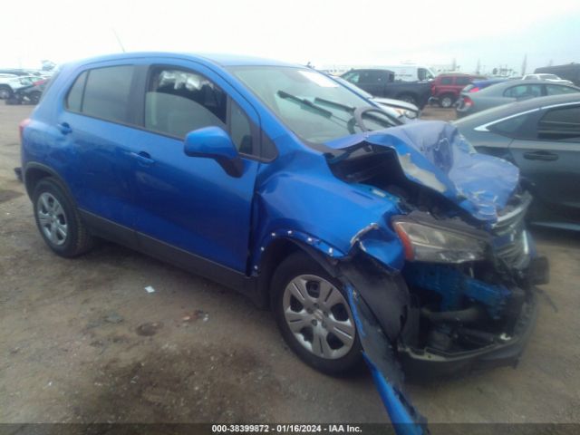 CHEVROLET TRAX 2016 kl7cjksb5gb561567