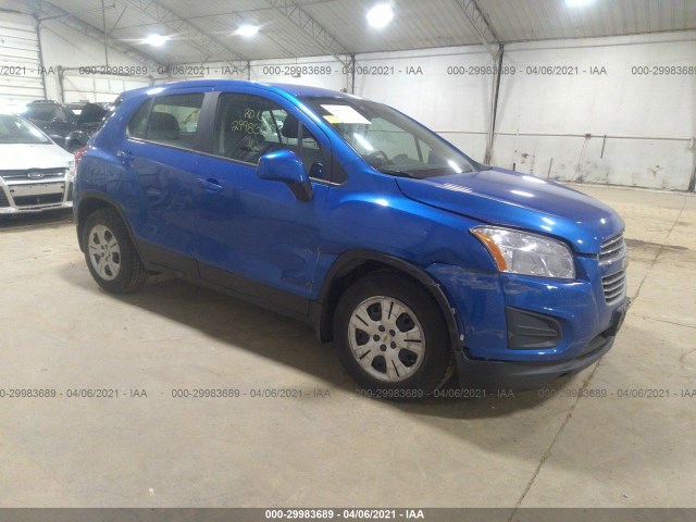 CHEVROLET TRAX 2016 kl7cjksb5gb761784