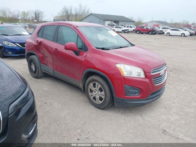 CHEVROLET TRAX 2015 kl7cjksb6fb119122