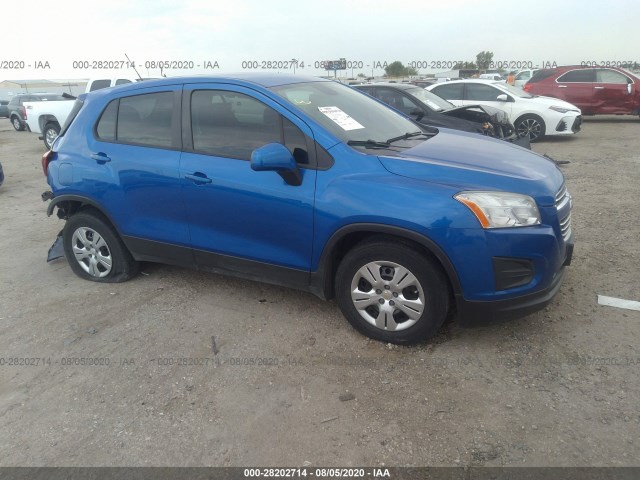 CHEVROLET TRAX 2015 kl7cjksb6fb177750